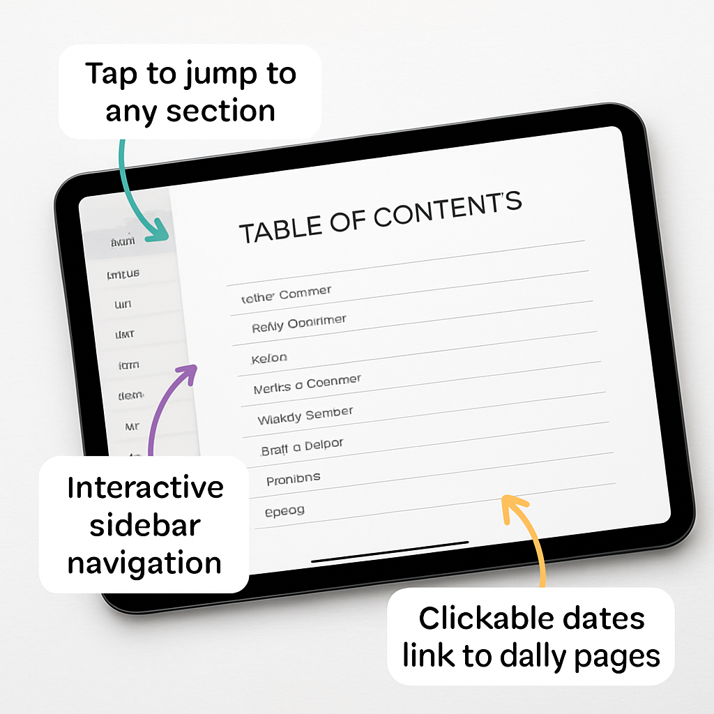 Ultimate All-in-One Life Planner 2026 | 572 Pages | 5 Styles | Hyperlinked Digital Planner