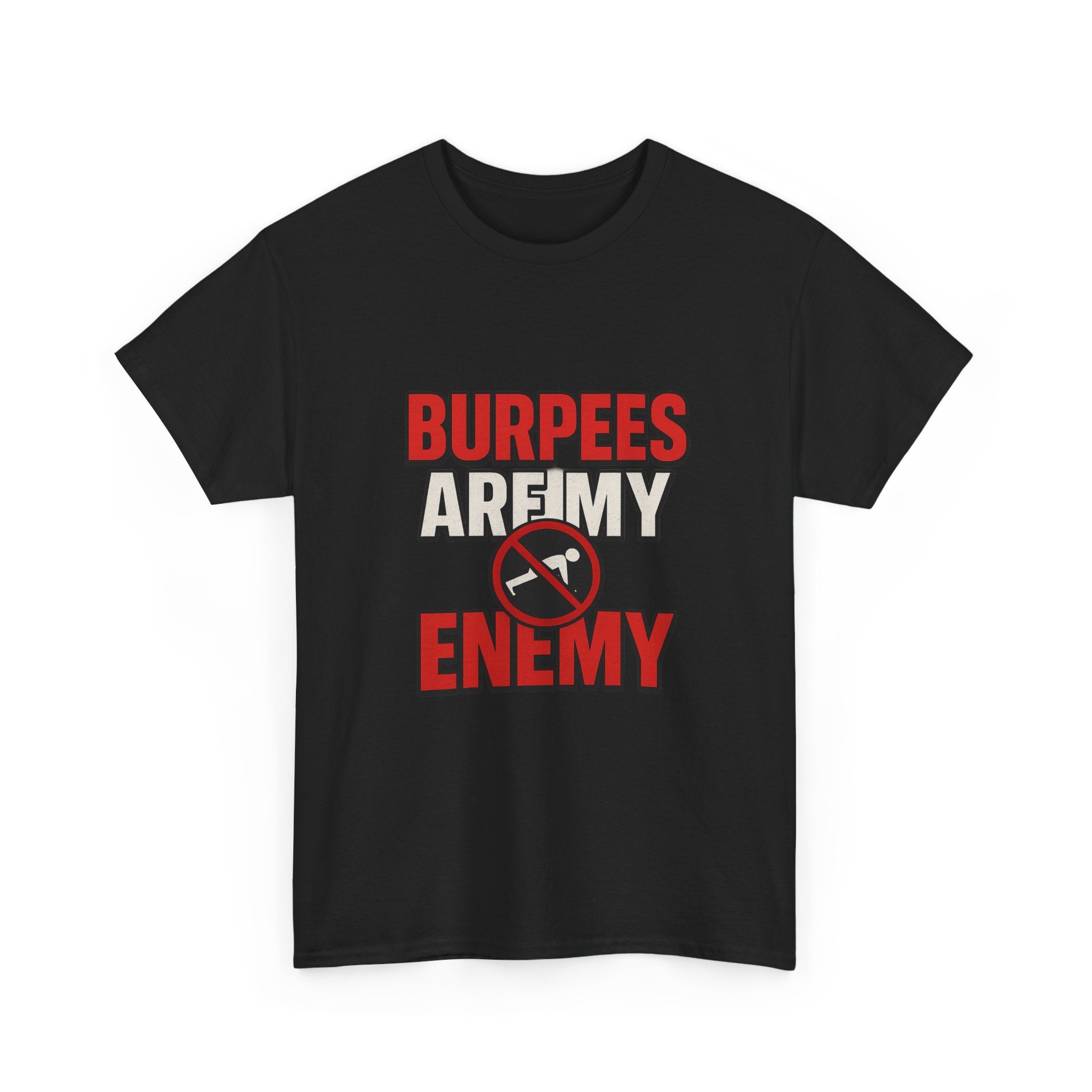 Bootcamp Veteran Burpees Are My Enemy T-Shirt | Veteran Gift | Graphic Tee