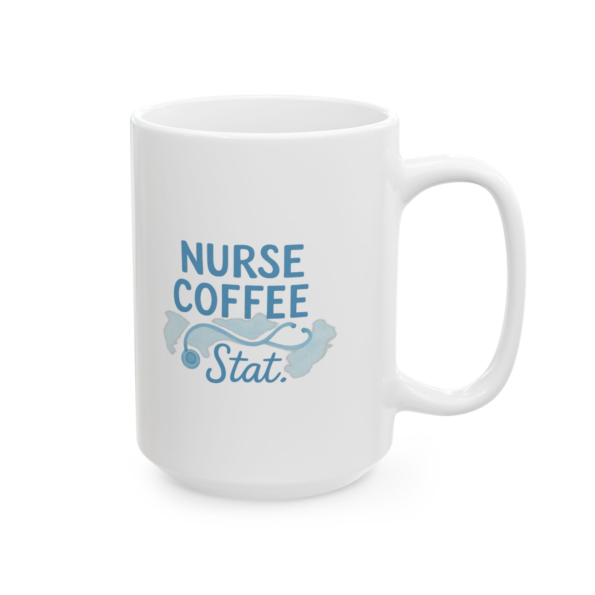This Nurse Needs Coffee Stat Coffee Mug | Nurse Humor Gift | Ceramic Mug