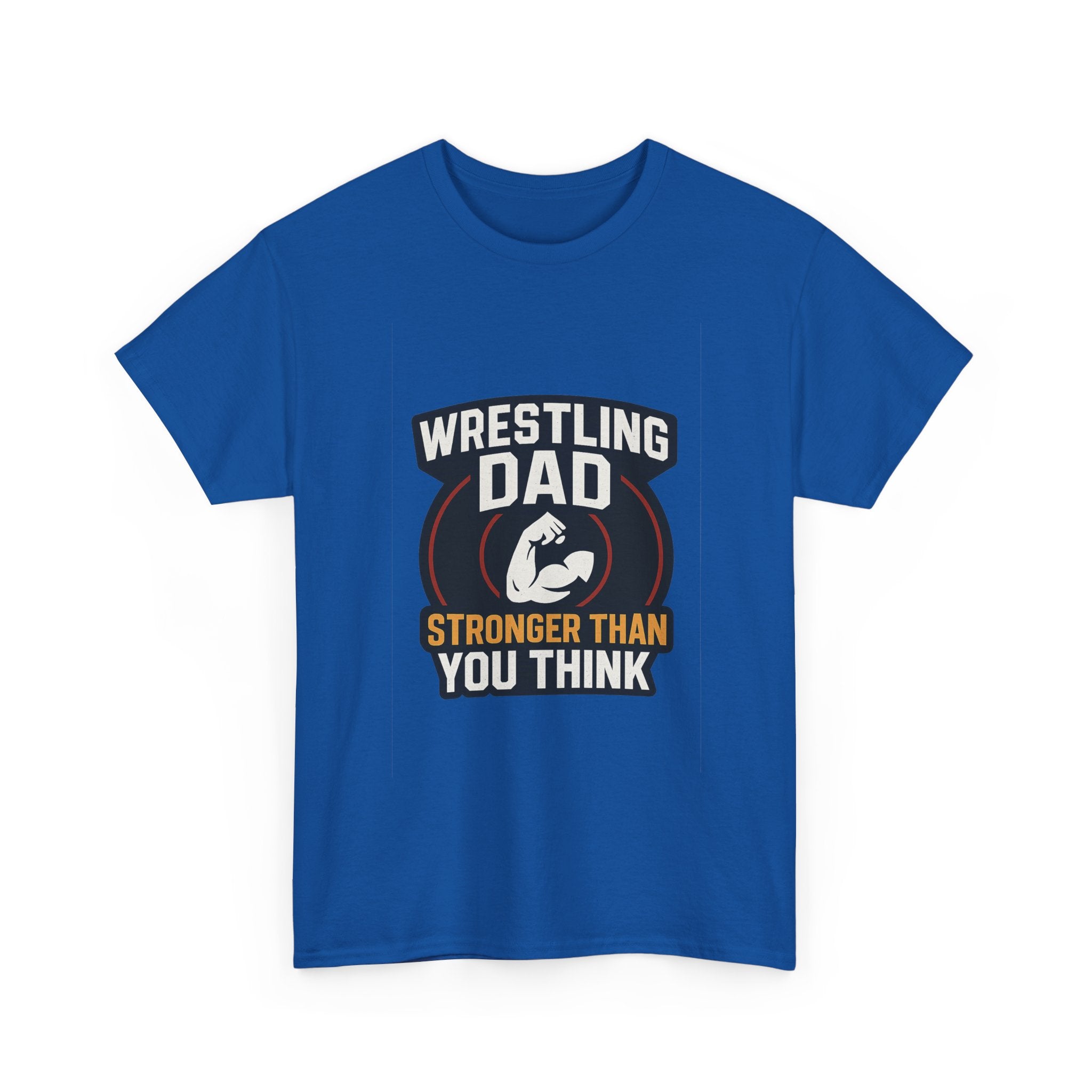Wrestling Dad Stronger Than You Think T-Shirt | Gift for Dad | Graphic Tee