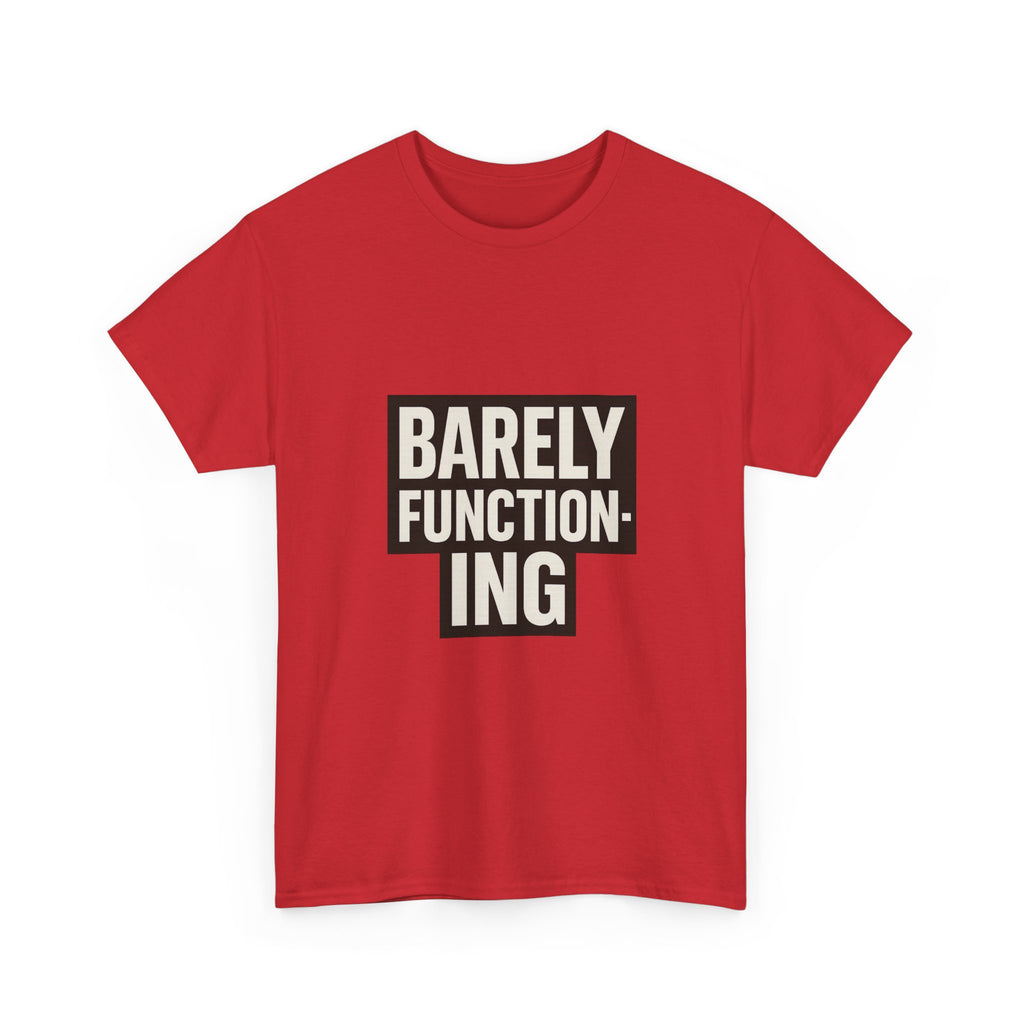 System Status Barely Online Send Coffee T-Shirt | Funny Gift | Graphic Tee