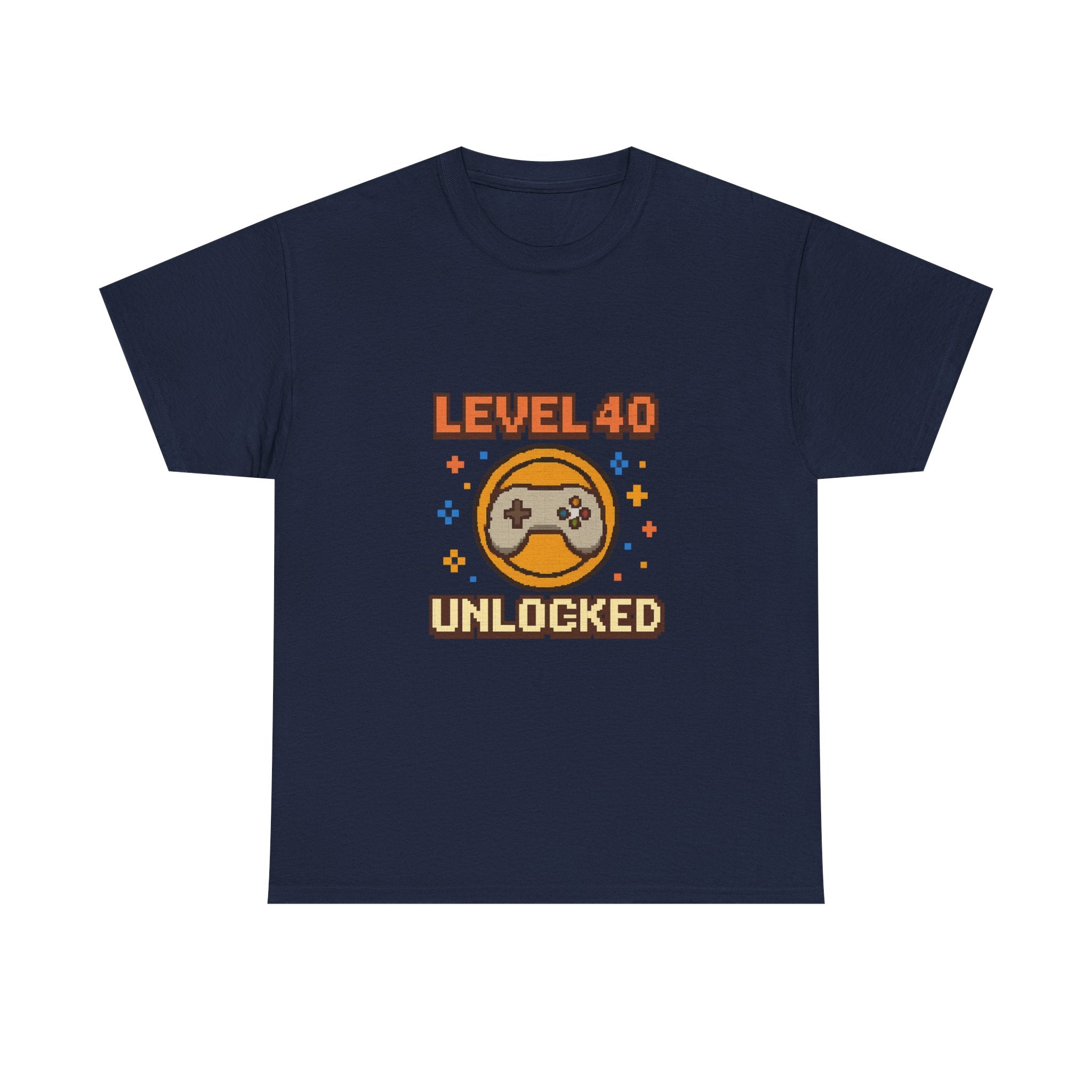Level 40 Unlocked Birthday Gaming T-Shirt | Gamer Gift | Graphic Tee
