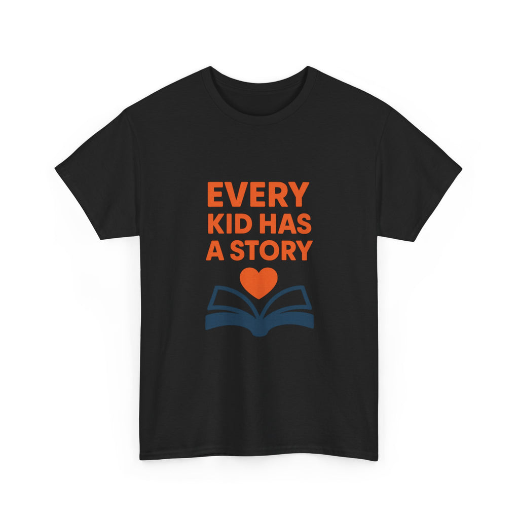 Special Education Teacher Every Kid Has A Story T-Shirt | Cat Lover Gift | Graphic Tee