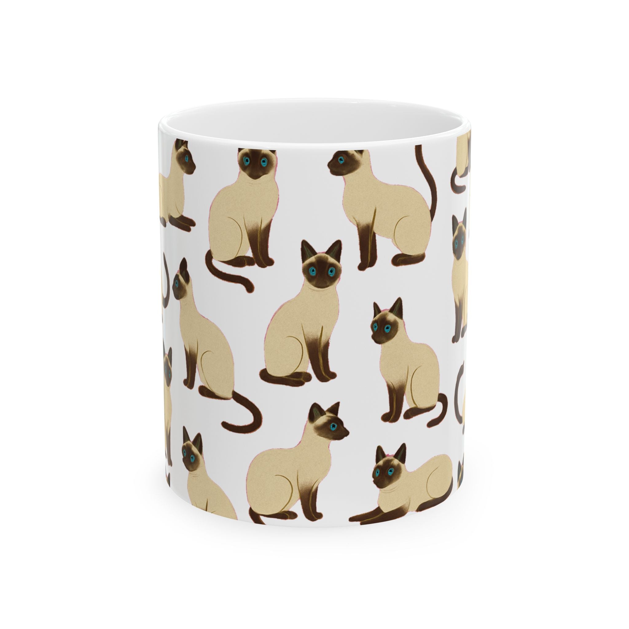 Siamese Cat Coffee Mug | Cat Lover Gift | Ceramic Mug