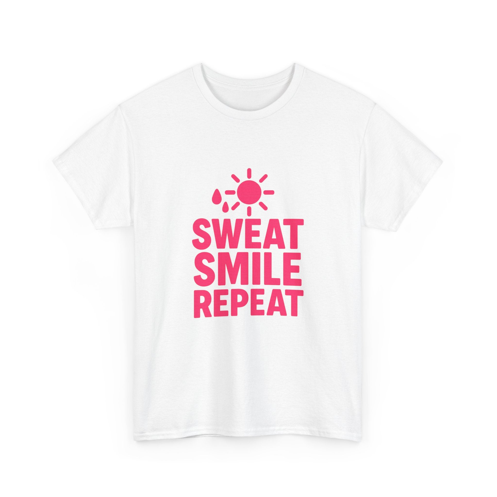 Fitness Lover Sweat Smile Repeat T-Shirt | Unique Gift | Graphic Tee