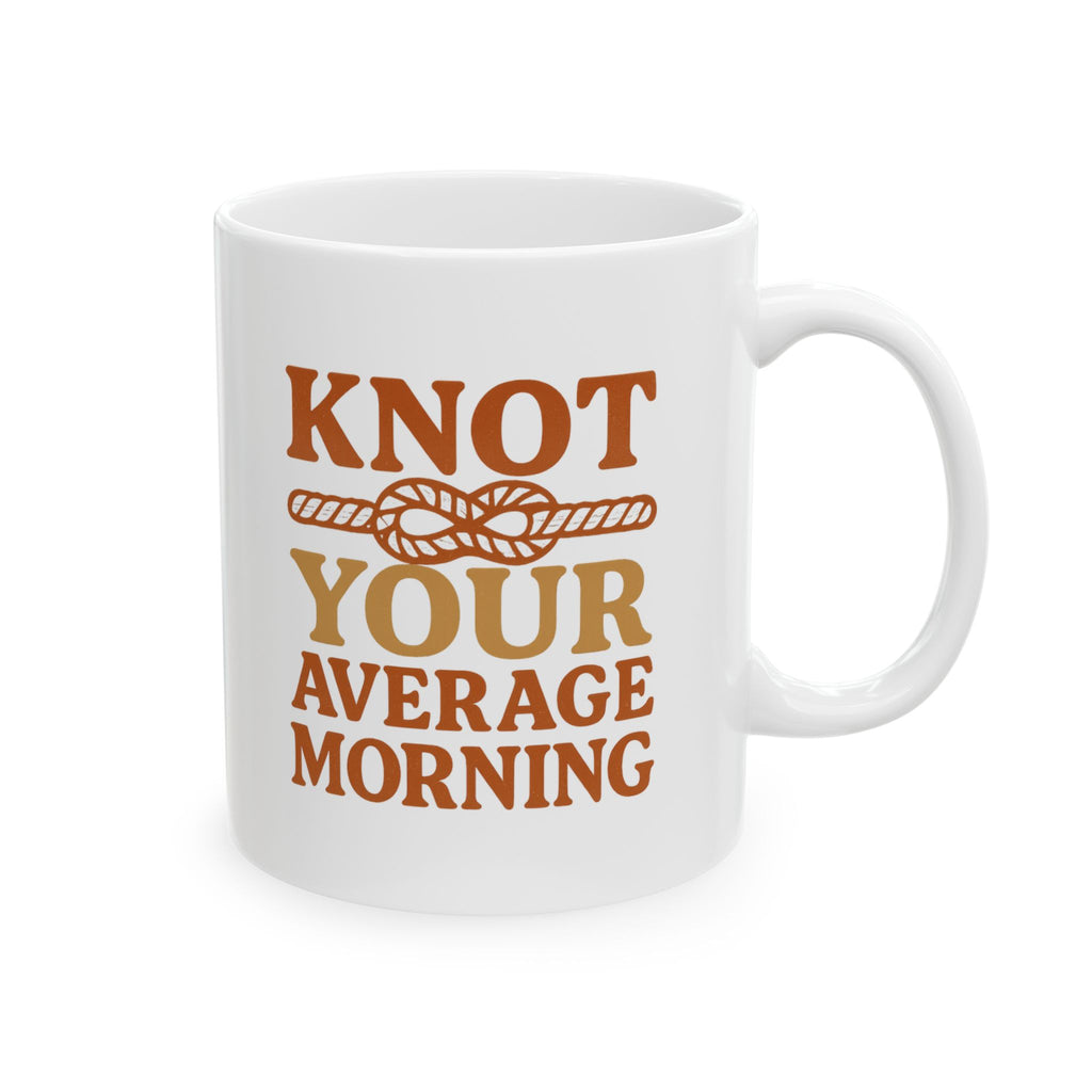 Macrame Artist Knot Your Average Morning Coffee Mug | Unique Gift | Ceramic Mug