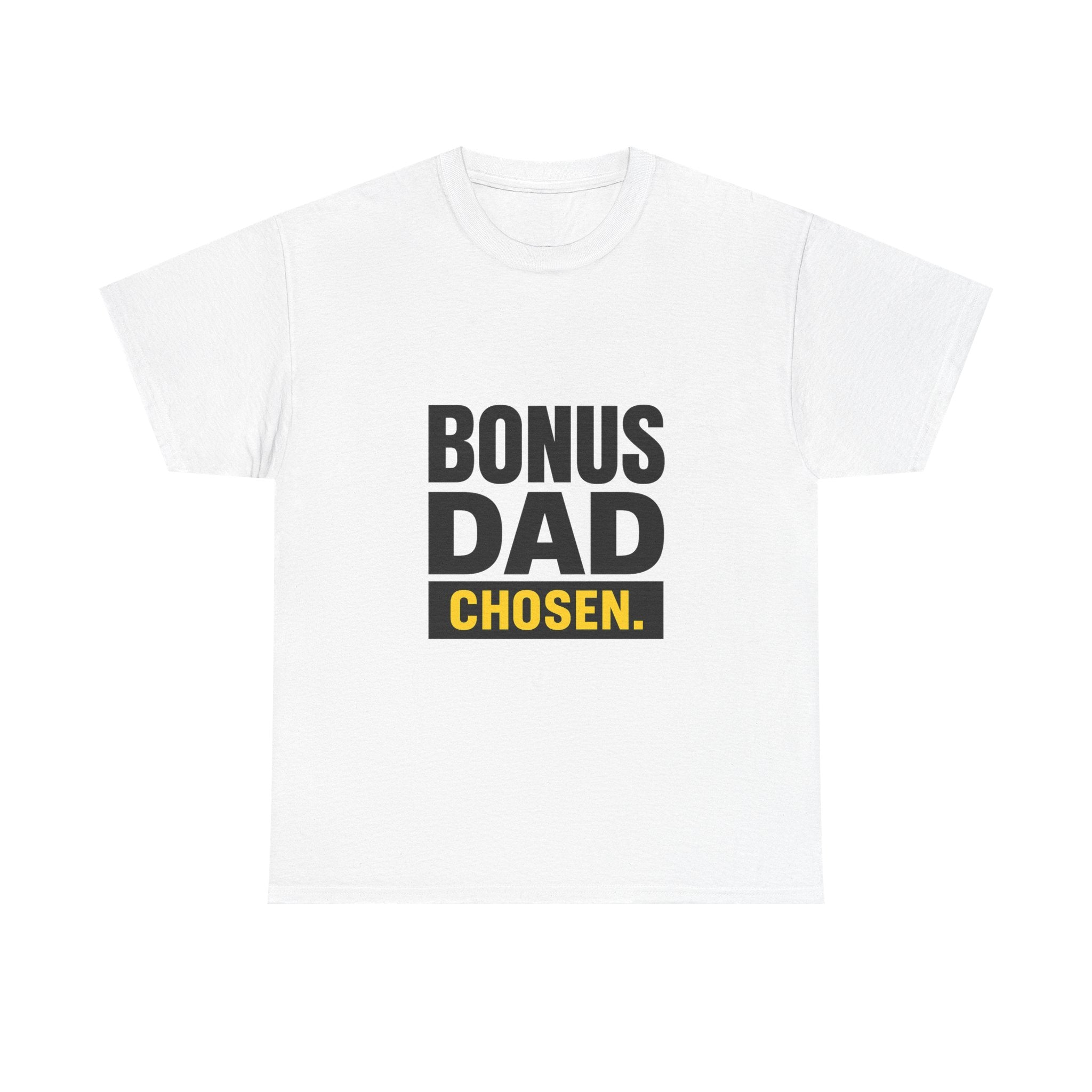 Bonus Dad Showing Up Every Single Day T-Shirt | Stepfather Gift | Graphic Tee