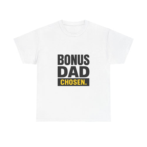 Bonus Dad Showing Up Every Single Day T-Shirt | Stepfather Gift | Graphic Tee