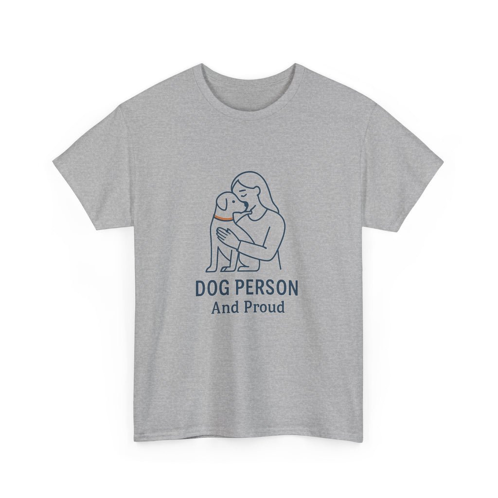 Dog Person Warning May Talk About Dogs T-Shirt | Funny Dog Humor | Graphic Tee