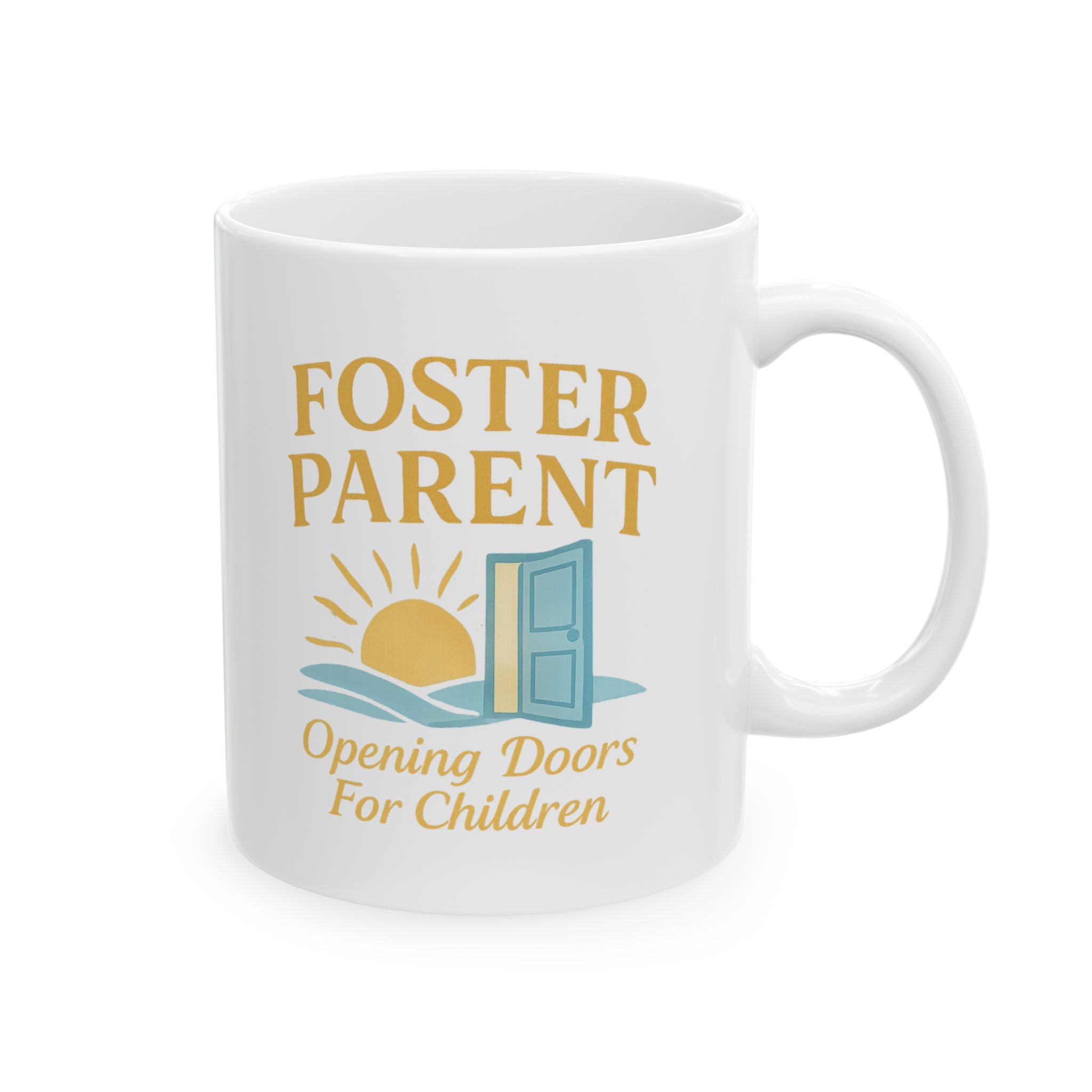 Foster Parent Opening Doors For Children Ceramic Mug