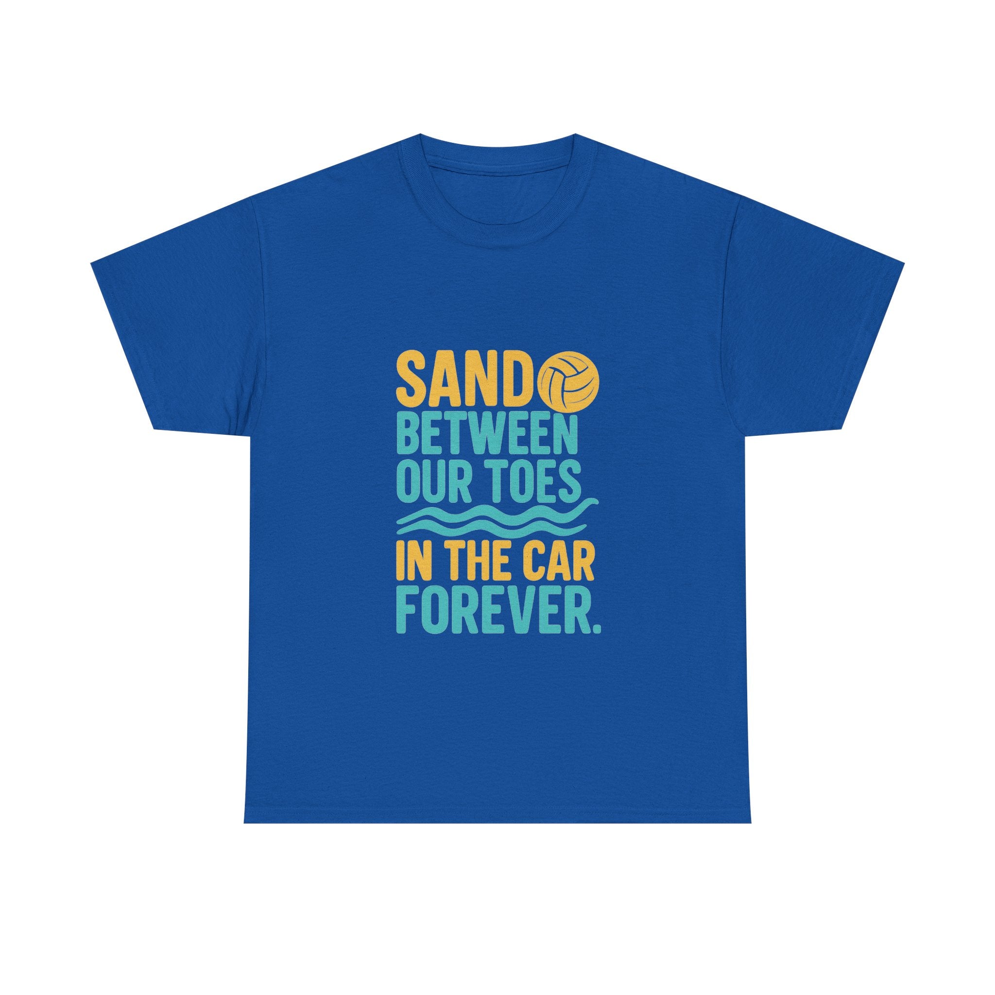 Beach Volleyball Mom Sand Between Our Toes In Our Car Forever T-Shirt | Gift for Mom | Graphic Tee