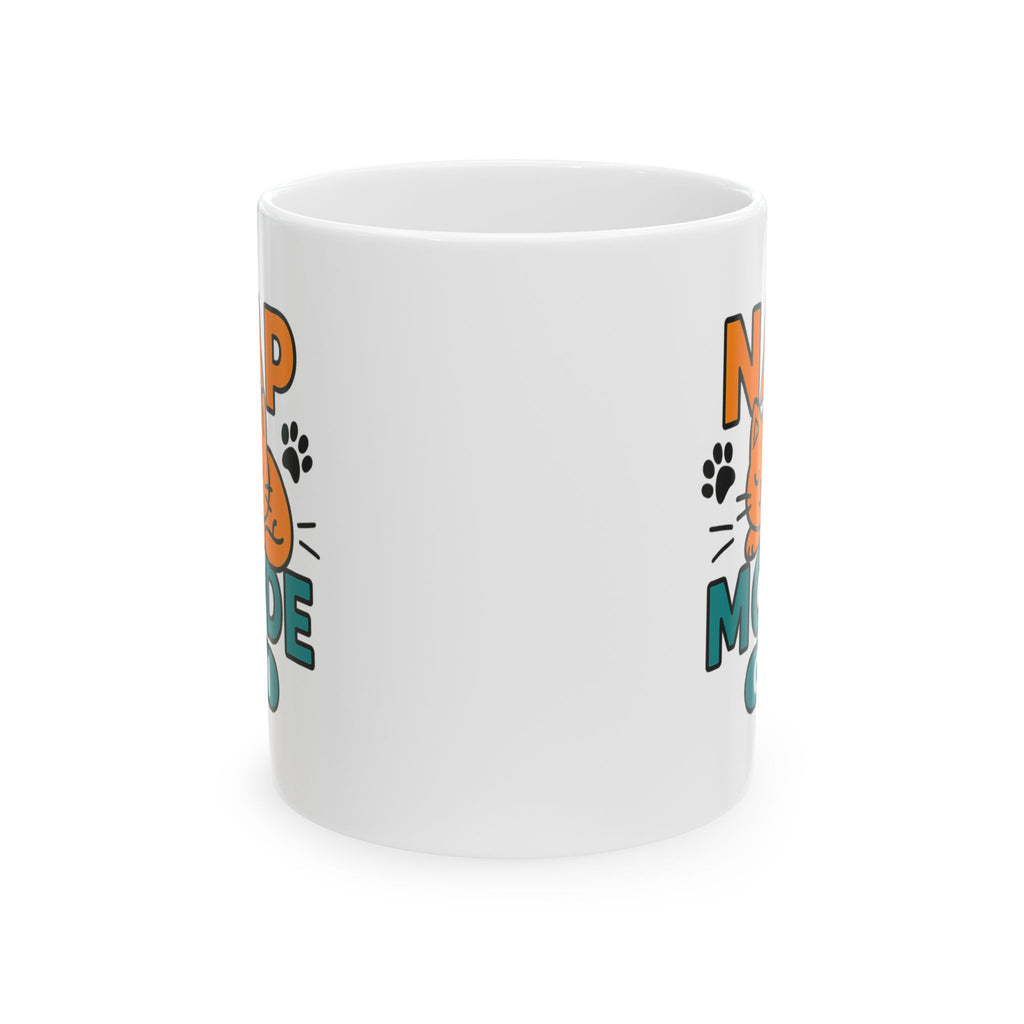 Do Not Disturb Cat Napping In Progress Coffee Mug | Cat Lover Humor | Ceramic Mug