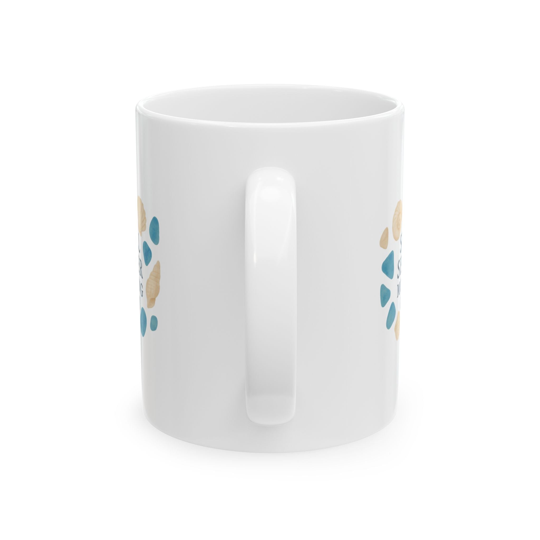 Beachcomber Shell Seeker Morning Calm Coffee Mug | Unique Gift | Ceramic Mug