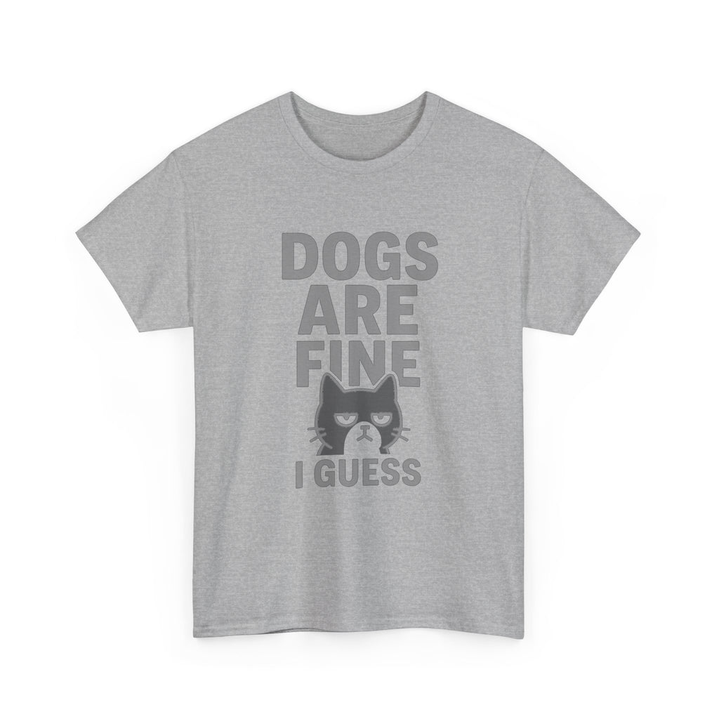 Cat Person Dogs Are Fine I Guess T-Shirt | Cat Lover Gift | Graphic Tee