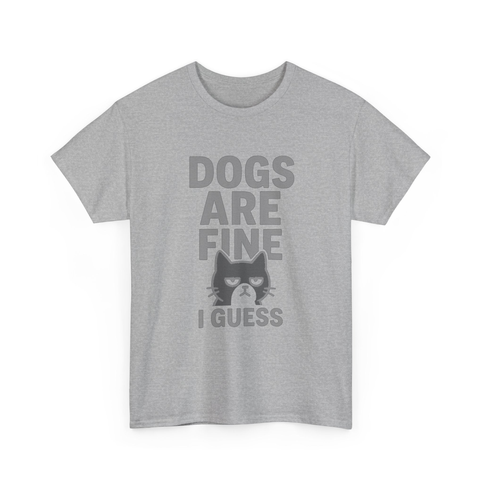 Cat Person Dogs Are Fine I Guess T-Shirt | Cat Lover Gift | Graphic Tee