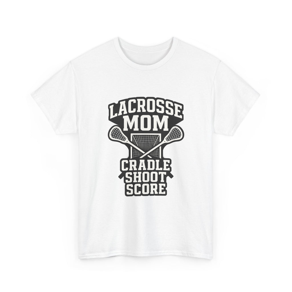 Lacrosse Mom Cradle Shoot Score T-Shirt | Gift for Mom | Graphic Tee