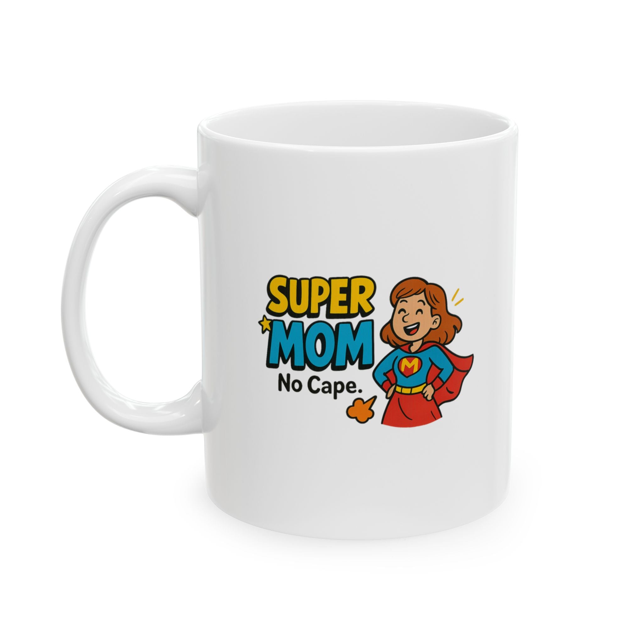Supermom Tired But Unstoppable Coffee Mug | Funny Mom Gift | Ceramic Mug