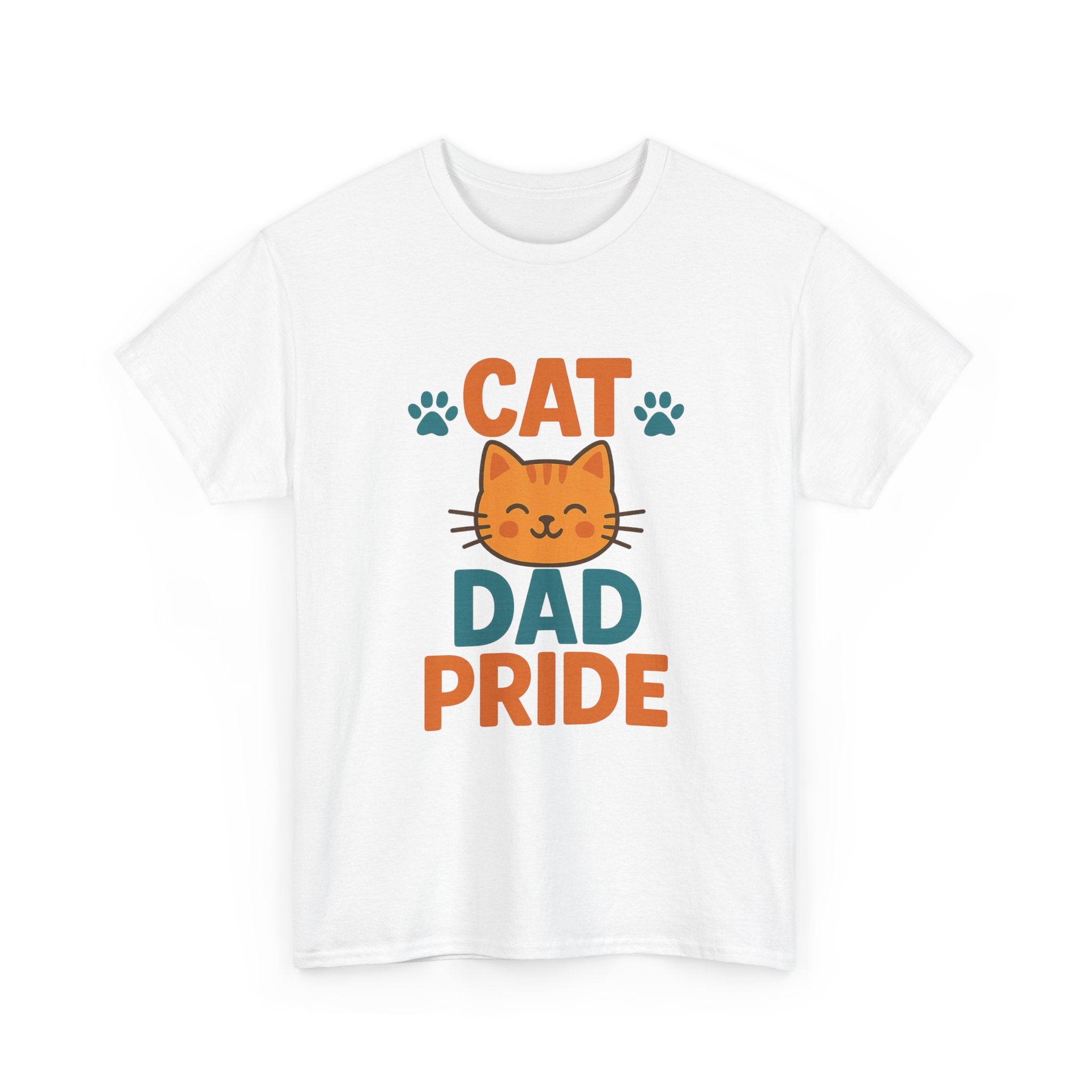 Proud Cat Dad The Legend The Myth T-Shirt | Gift for Him | Graphic Tee
