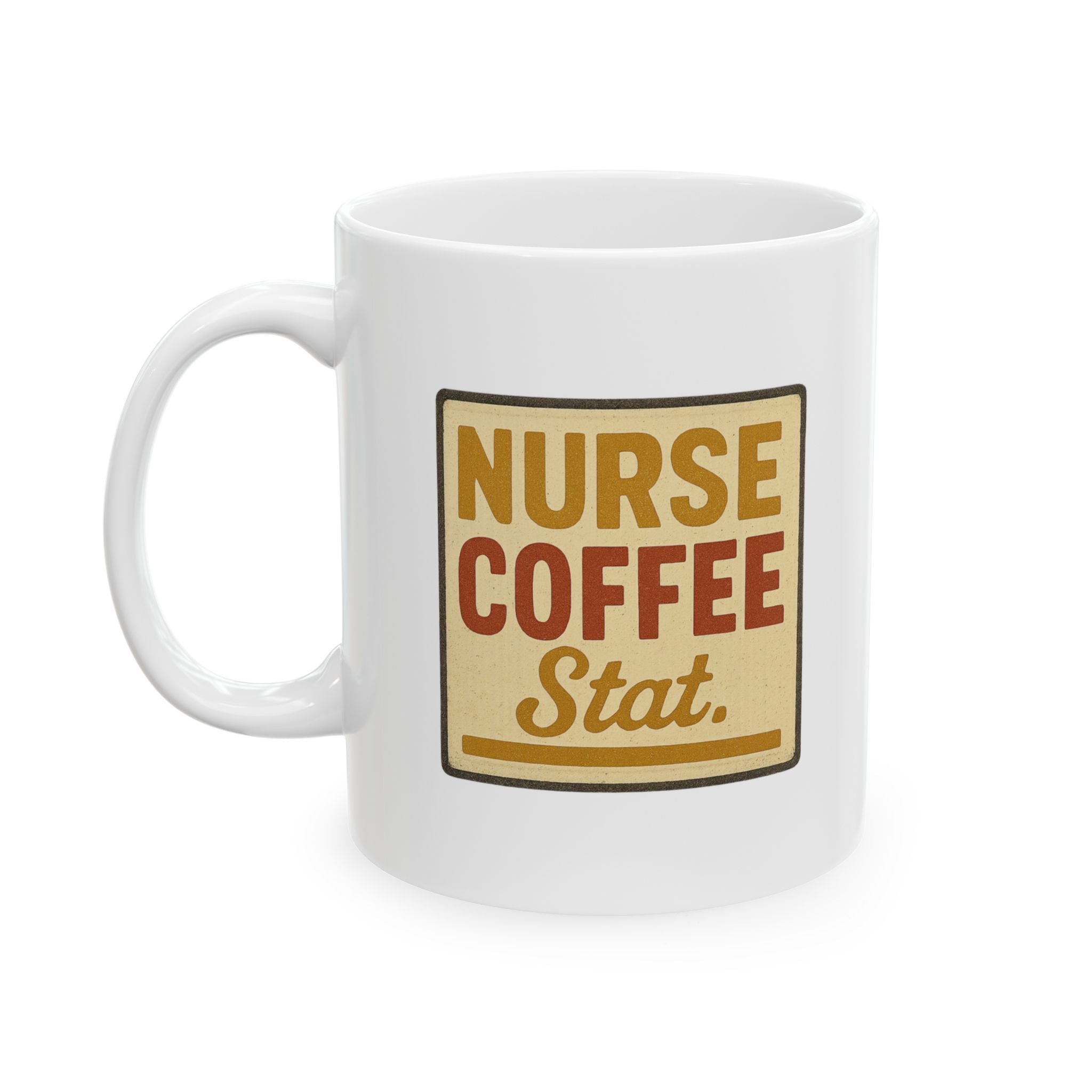 Nurse Running Low On Coffee Call Code Coffee Mug | Funny Nurse Humor | Ceramic Mug