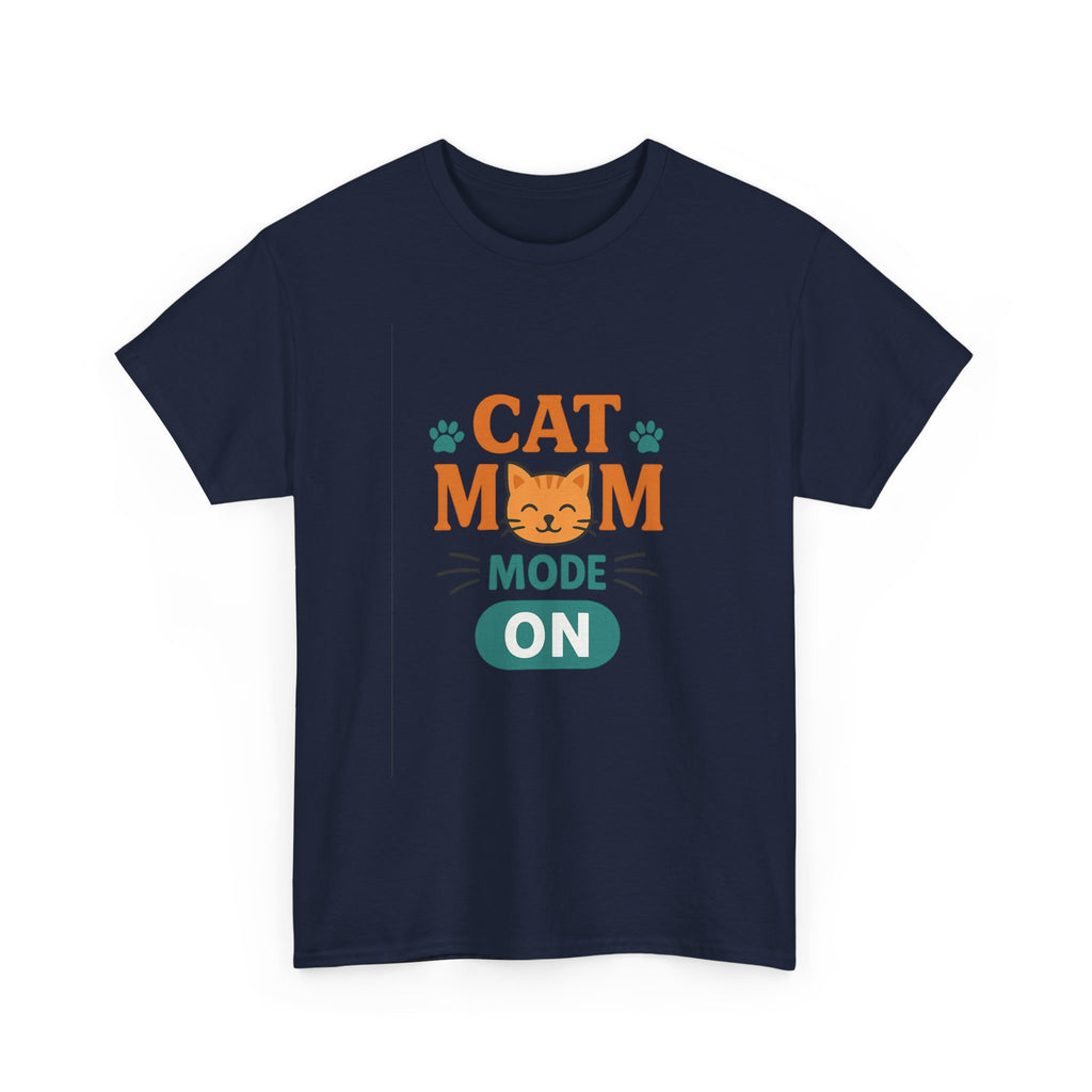 Proud Cat Mom Always Covered In Fur T-Shirt | Cat Lover Gift | Graphic Tee