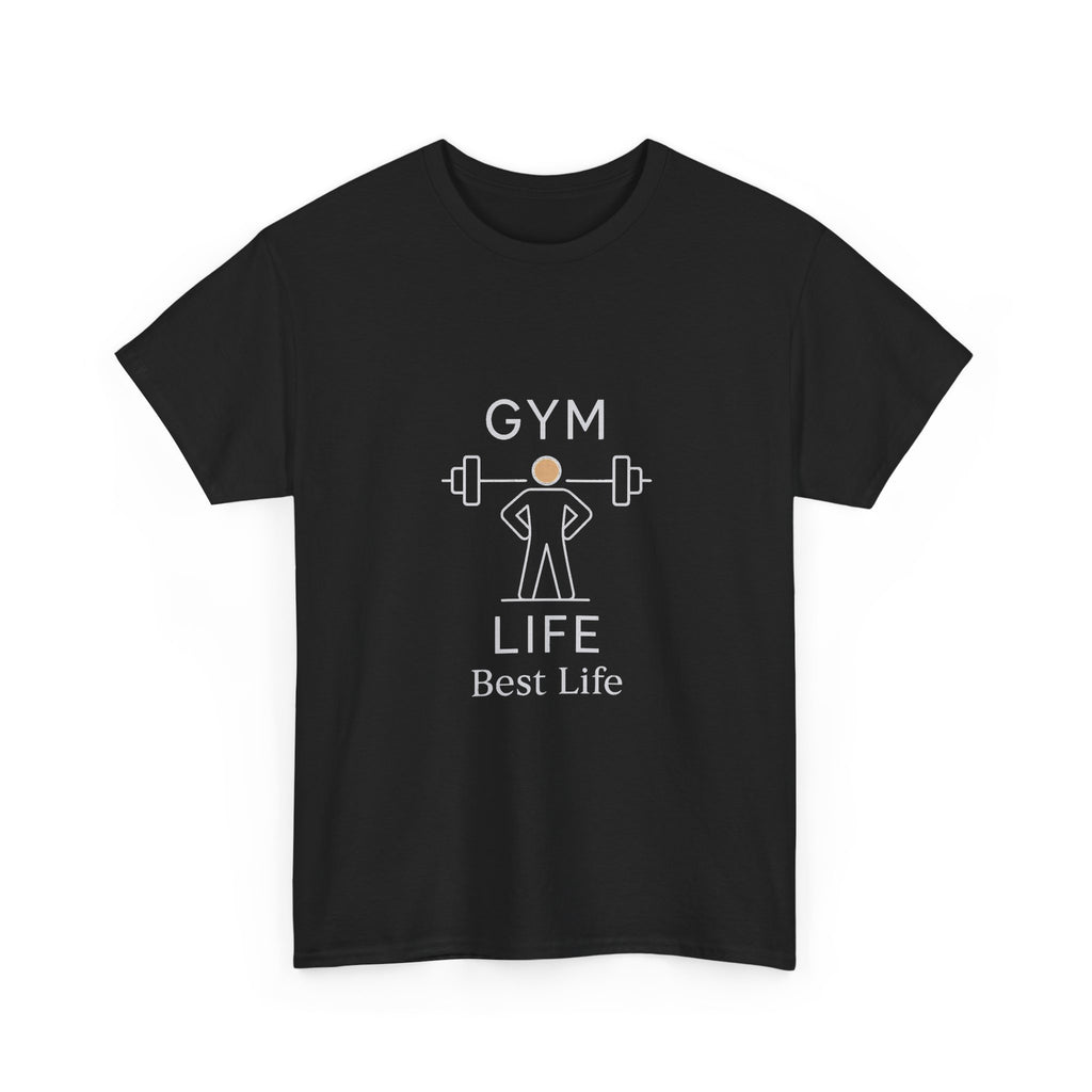 Gym Life Coffee And Iron T-Shirt | Funny Fitness Gift | Graphic Tee