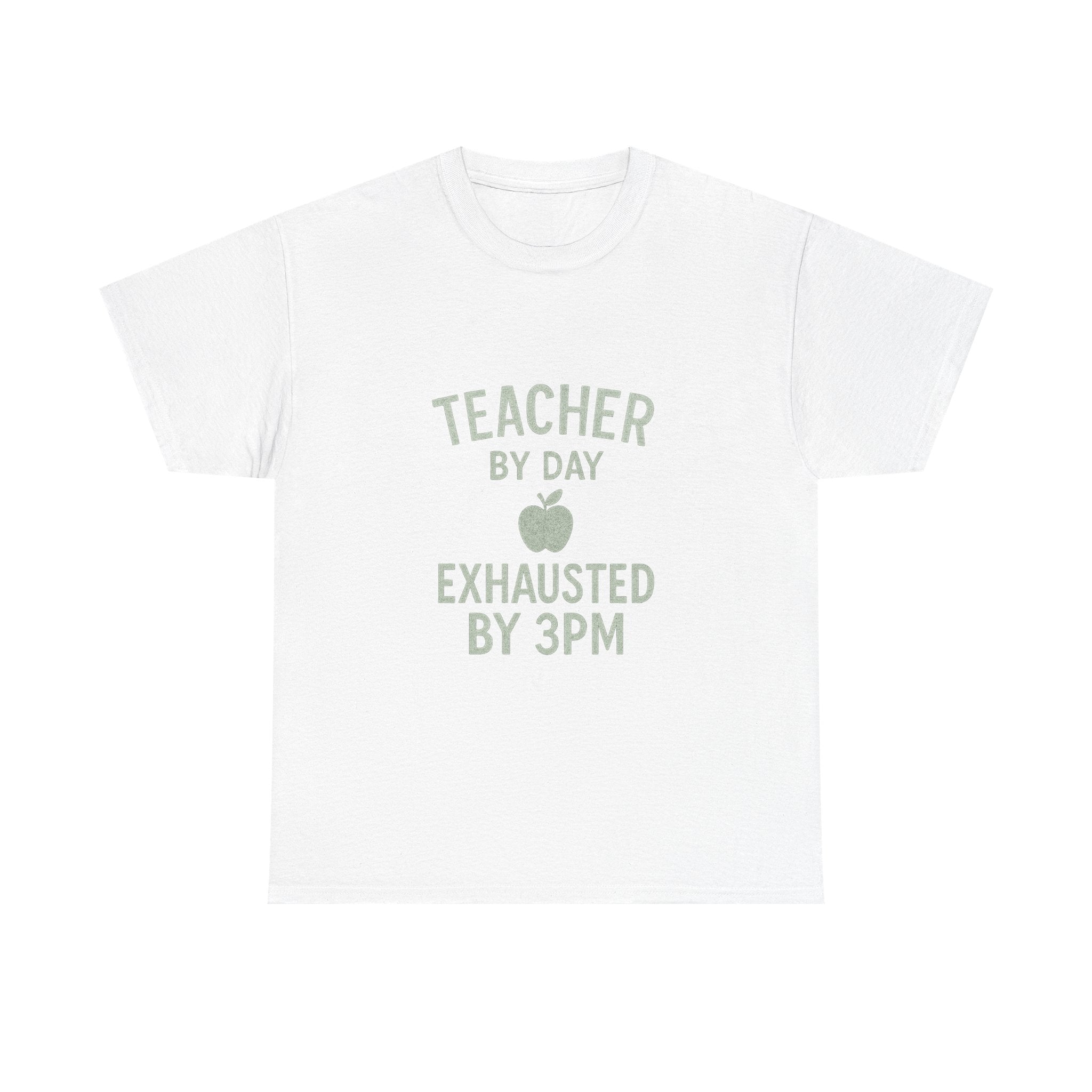 Teacher By Day Exhausted By 3PM T-Shirt | Teacher Gift | Graphic Tee