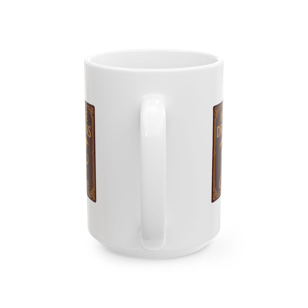 Dragon Lover Here Be Dragons Ceramic Mug