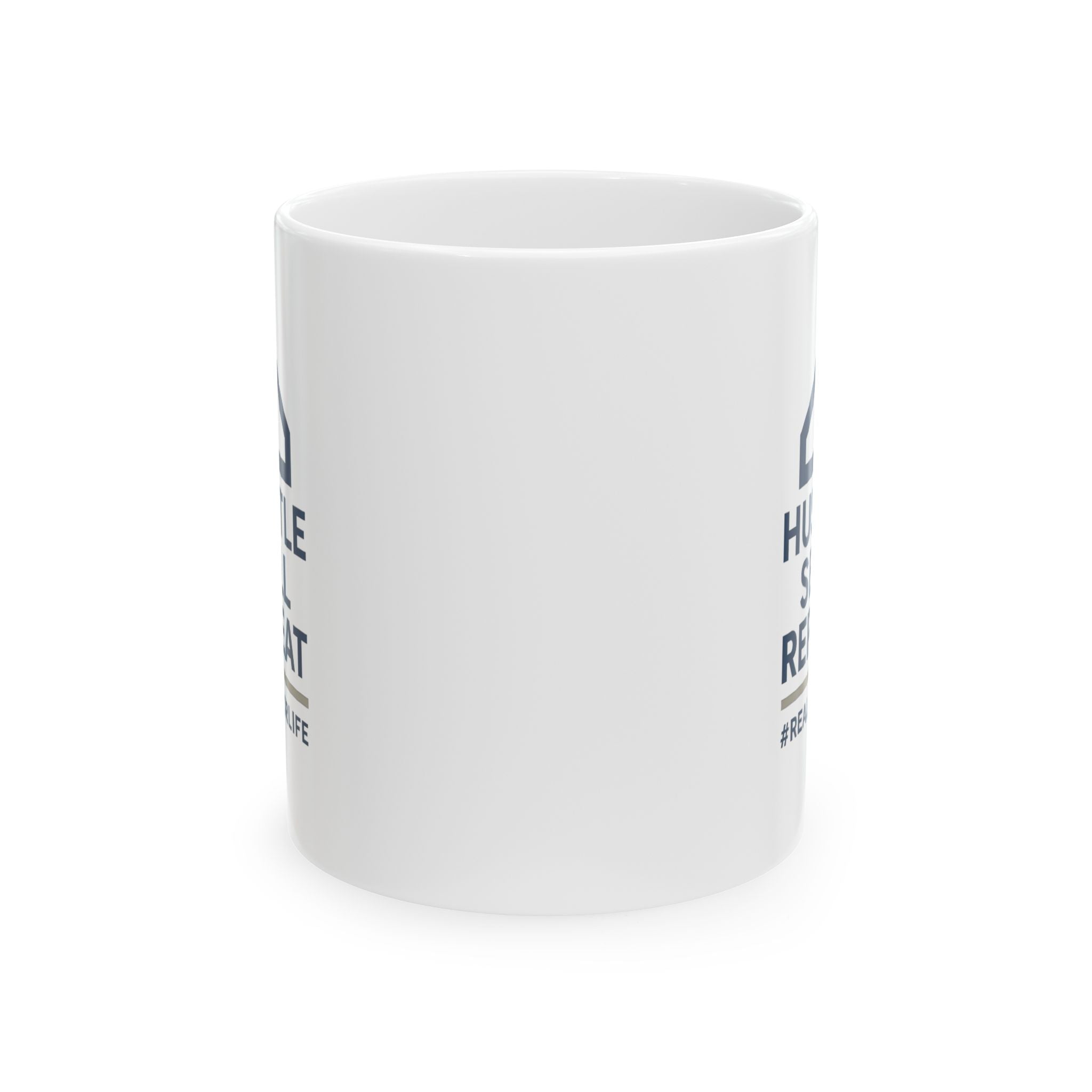Real Estate Agent Hustle Sell Repeat Ceramic Mug
