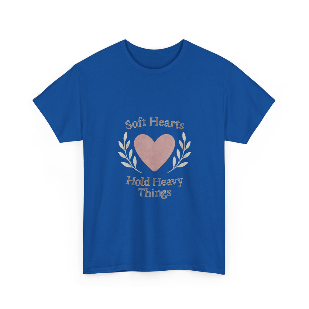 Grief Support Soft Hearts Hold Heavy Things T-Shirt