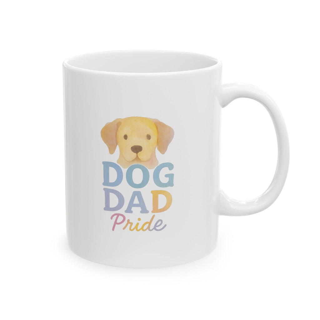 Proud Dog Dad The Legend The Myth Coffee Mug | Gift for Him | Ceramic Mug