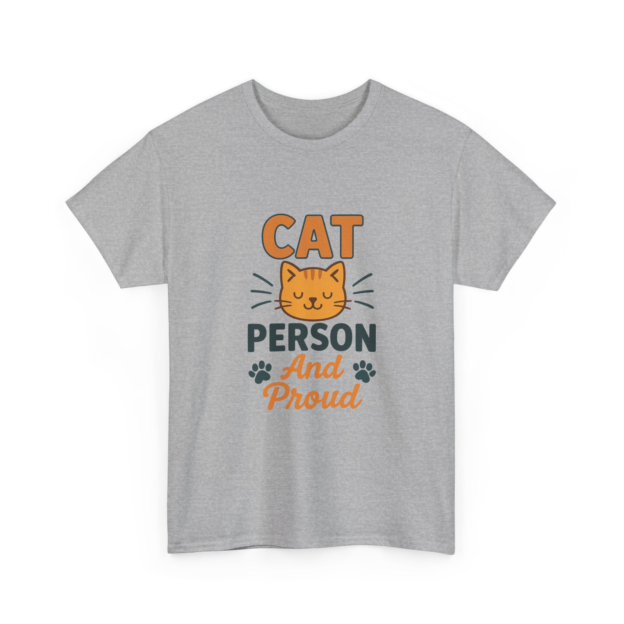 Cat Person Warning May Talk About Cats T-Shirt | Funny Cat Humor | Graphic Tee