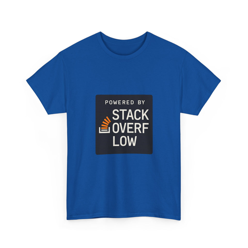 Software Engineer Powered By Stack Overflow T-Shirt | Unique Gift | Graphic Tee