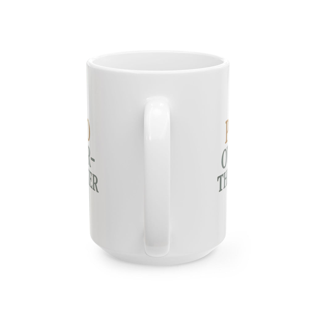 Warning Overthinking In Progress Coffee Mug | Funny Anxiety Gift | Ceramic Mug