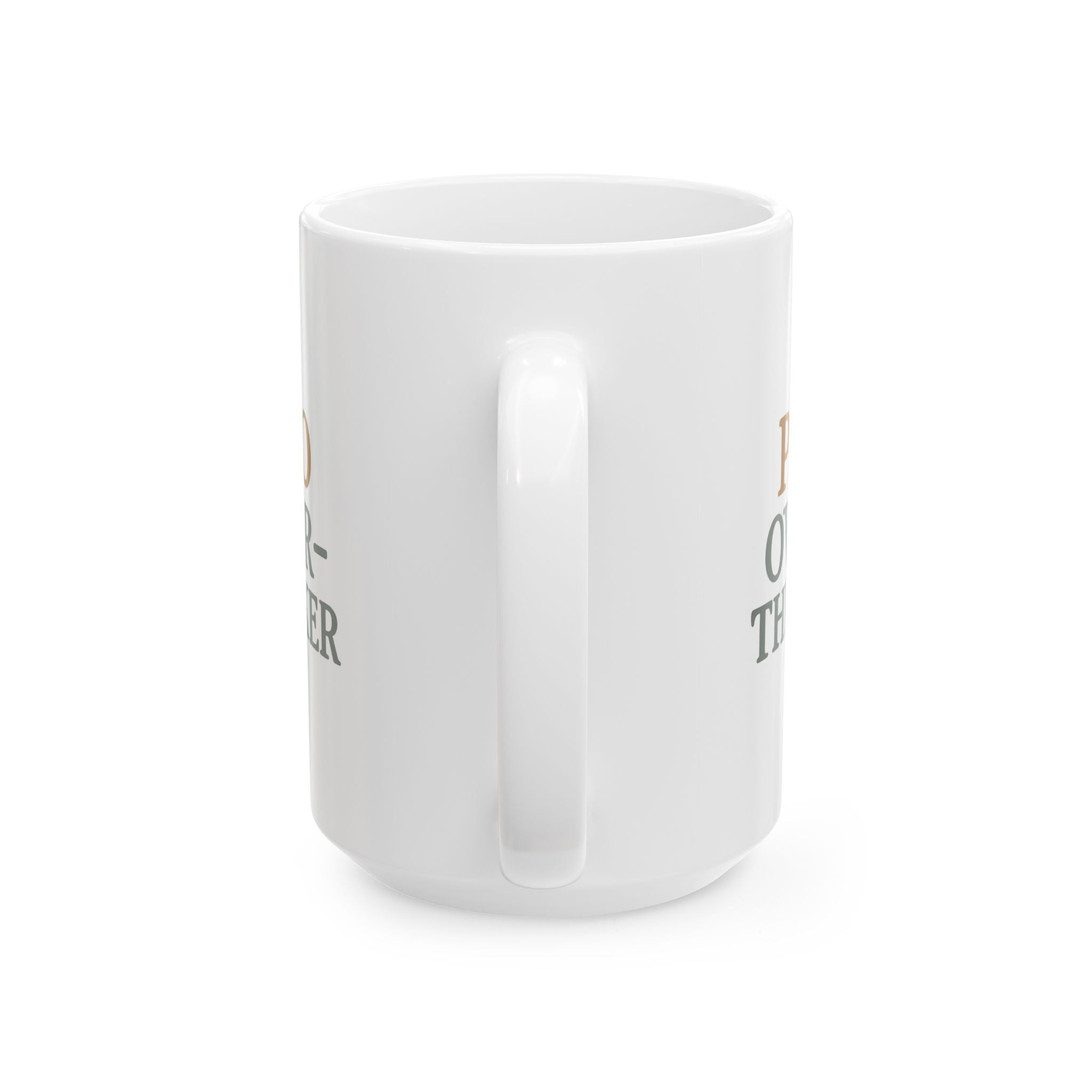 Warning Overthinking In Progress Coffee Mug | Funny Anxiety Gift | Ceramic Mug