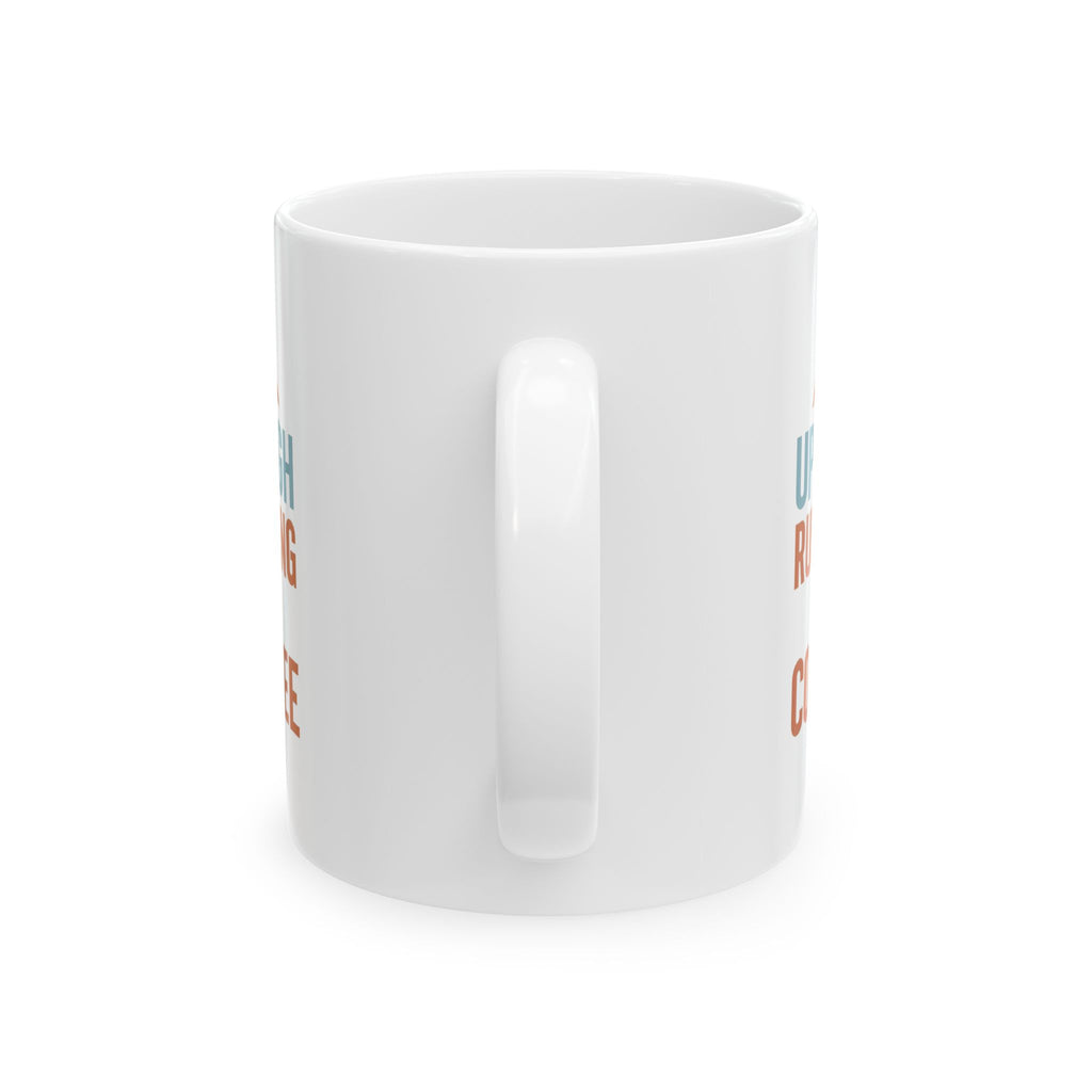 Roofer Up High And Running On Coffee Coffee Mug | Coffee Lover Gift | Ceramic Mug