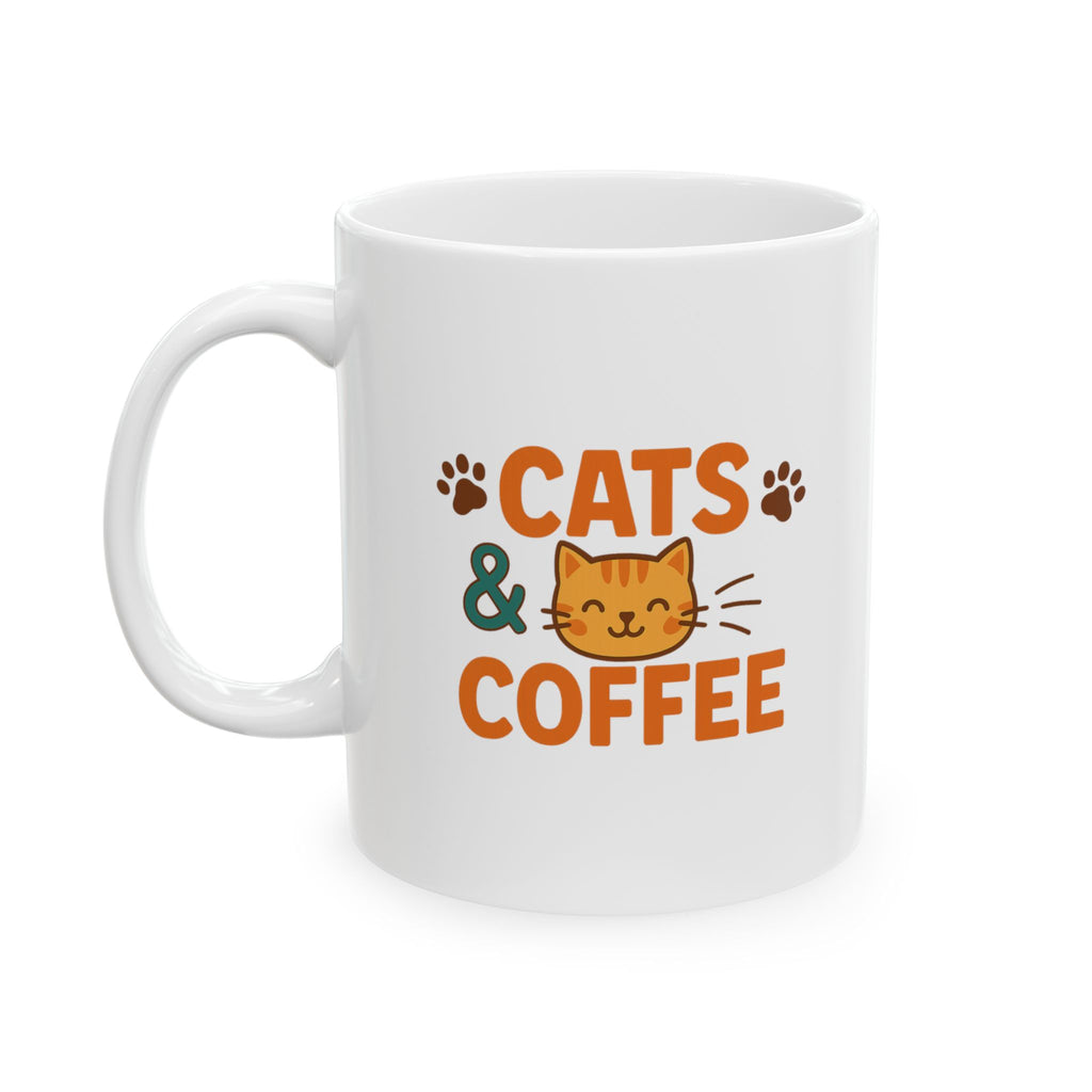 Cat Approves This Coffee Coffee Mug | Funny Cat And Coffee Gift | Ceramic Mug