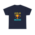 Level 40 Unlocked T-Shirt | Unique Gift | Graphic Tee