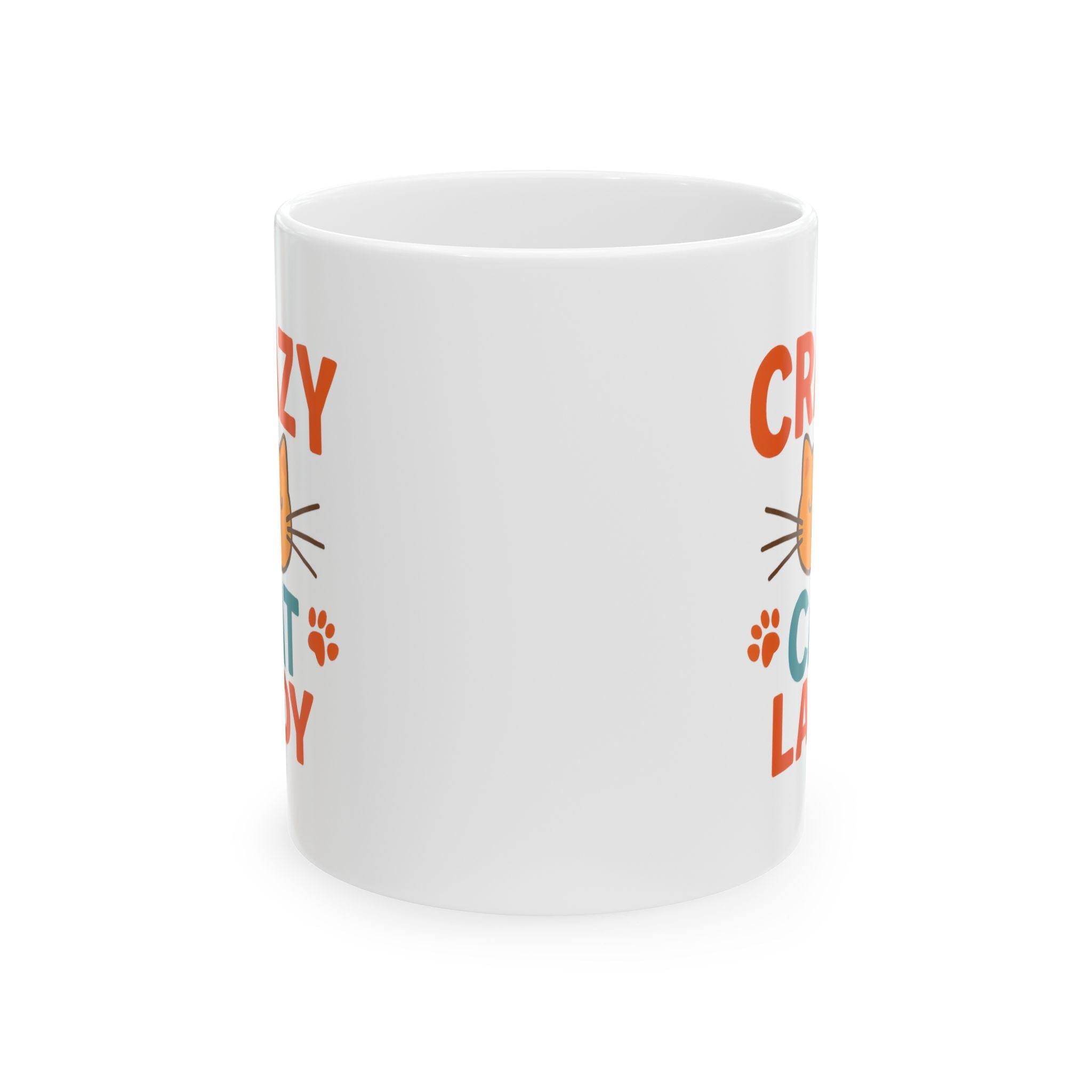 Official Crazy Cat Lady Card Carrying Member Coffee Mug | Cat Humor | Ceramic Mug