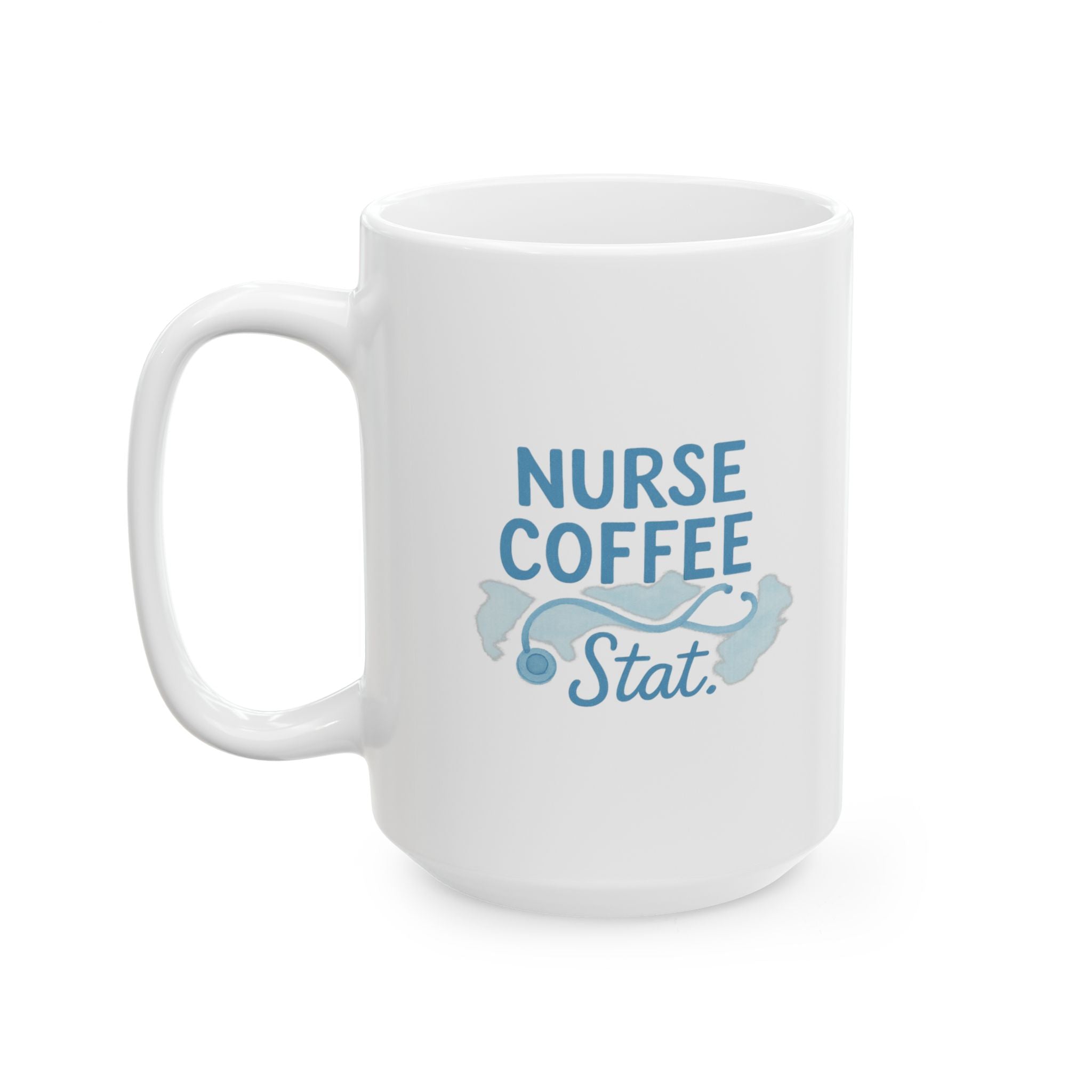 This Nurse Needs Coffee Stat Coffee Mug | Nurse Humor Gift | Ceramic Mug