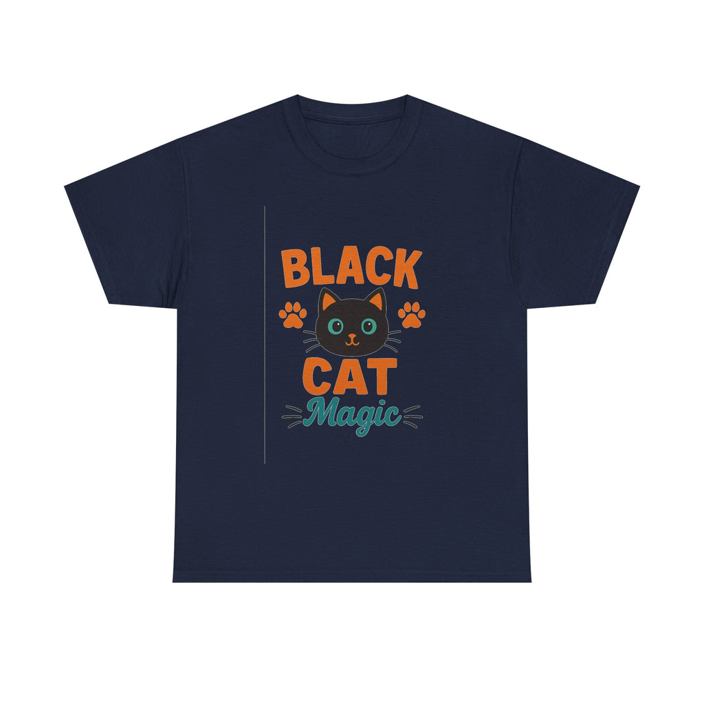 Black Cat Familiar Vibes T-Shirt | Cat Witch Humor Gift | Graphic Tee