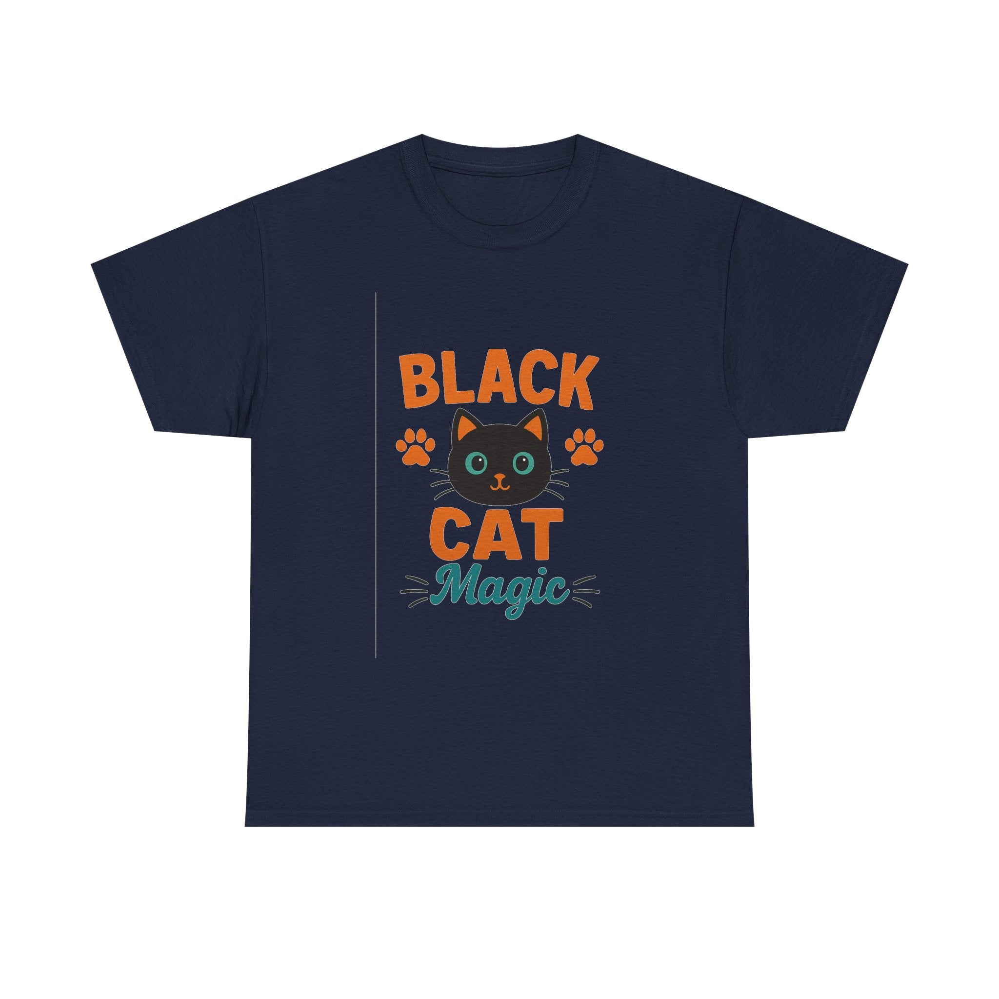 Black Cat Familiar Vibes T-Shirt | Cat Witch Humor Gift | Graphic Tee