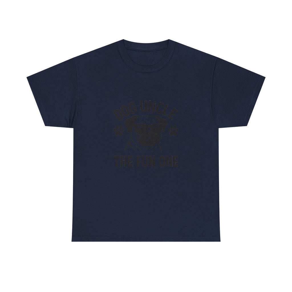 Dog Uncle The Fun One T-Shirt | Dog Lover Gift | Graphic Tee