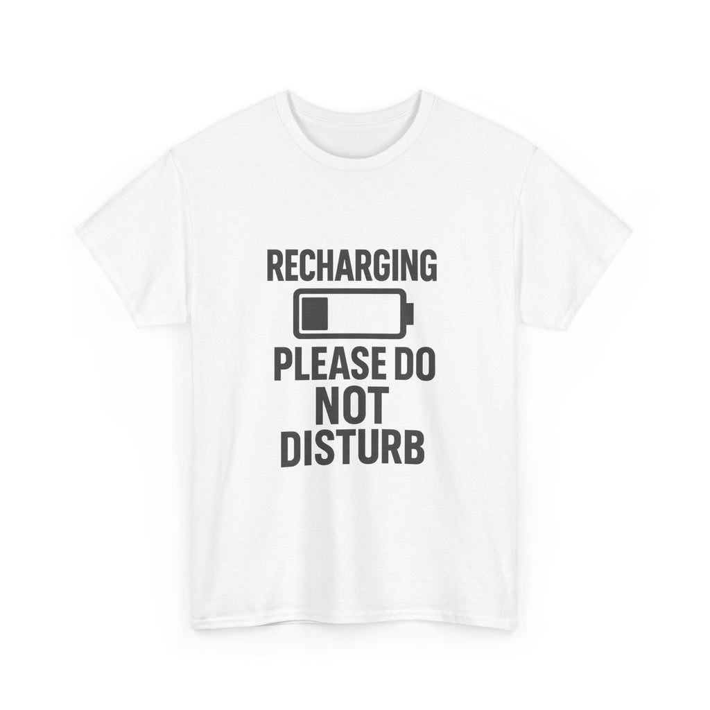 Introvert Recharging Please Do Not Disturb T-Shirt | Unique Gift | Graphic Tee