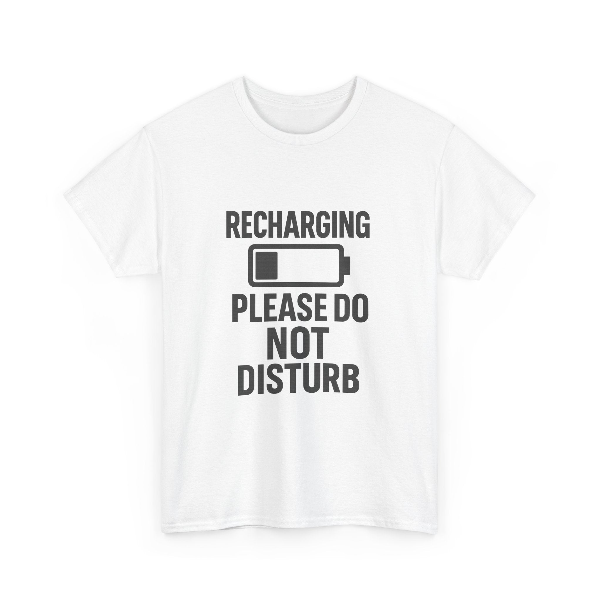 Introvert Recharging Please Do Not Disturb T-Shirt | Unique Gift | Graphic Tee