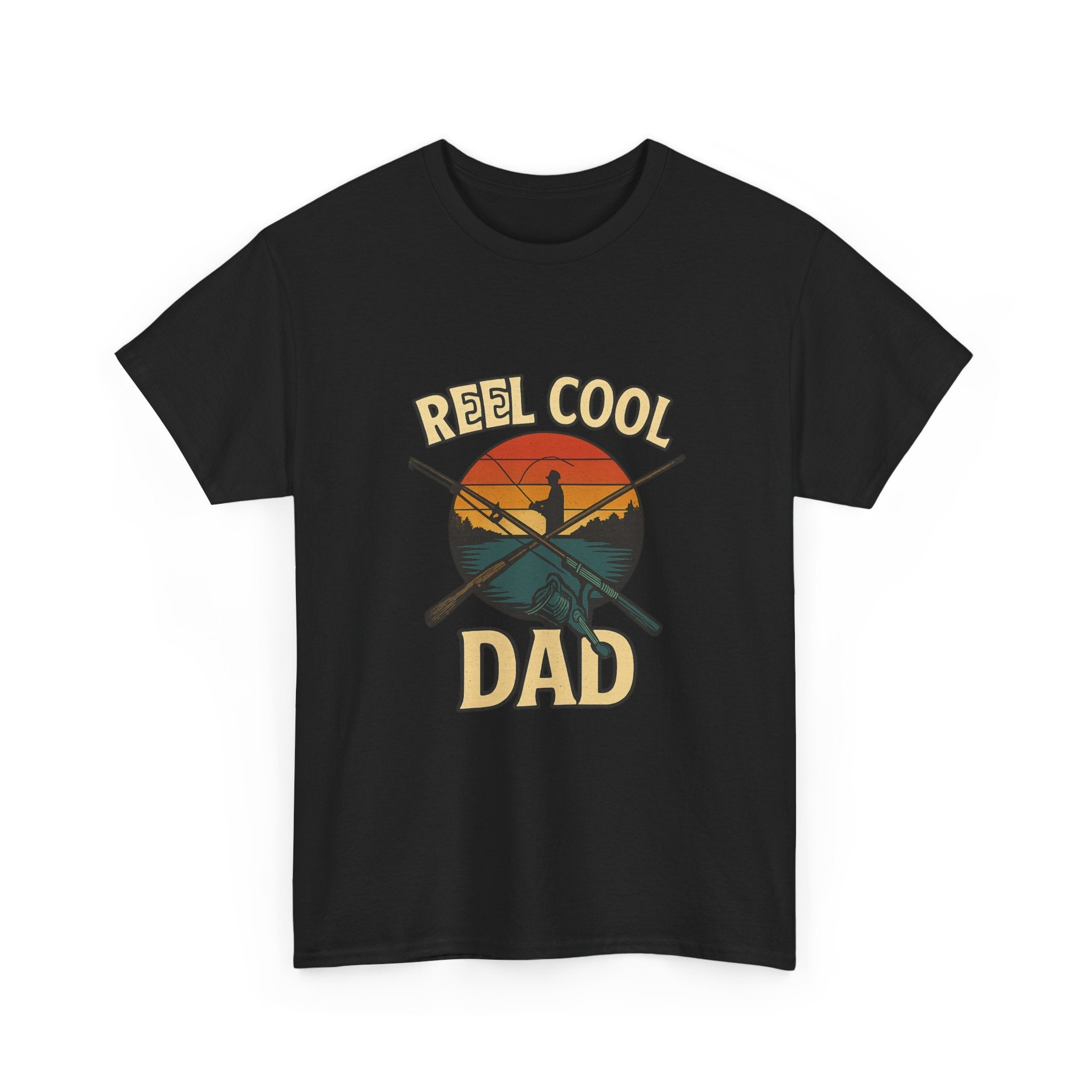 Reel Cool Dad Fishing Father T-Shirt | Gift for Dad | Graphic Tee