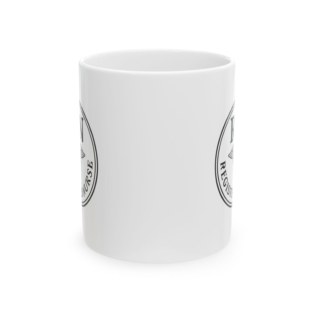RN Registered Nurse Badge Coffee Mug | Nurse Gift | Ceramic Mug