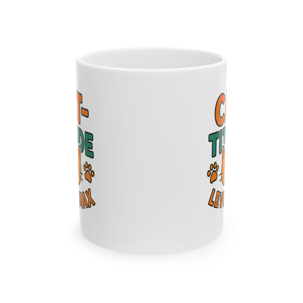 I Have Cat-titude And I Know It Coffee Mug | Funny Cat Gift | Ceramic Mug