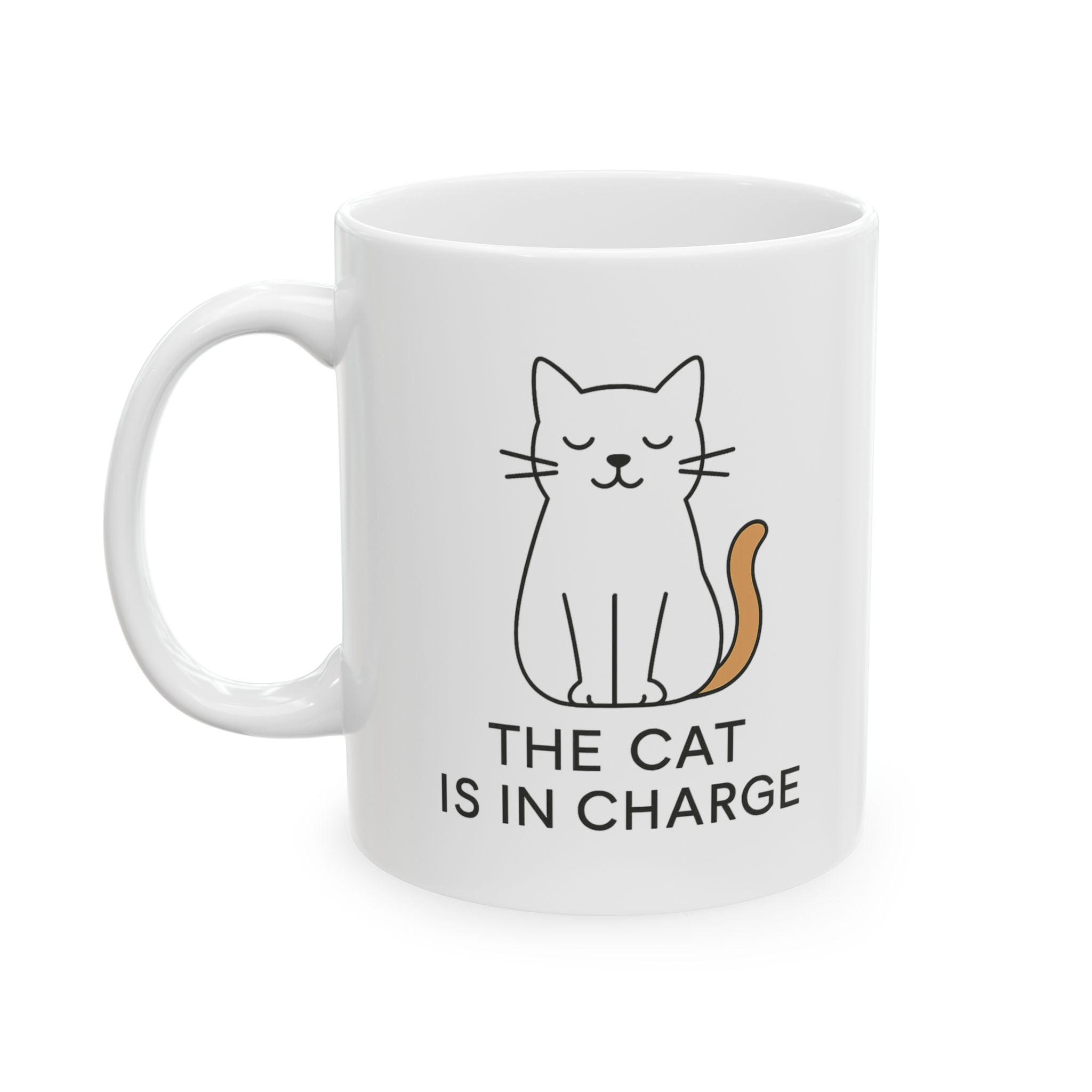 My Cat Judges Me Coffee Mug | Funny Cat Humor | Ceramic Mug