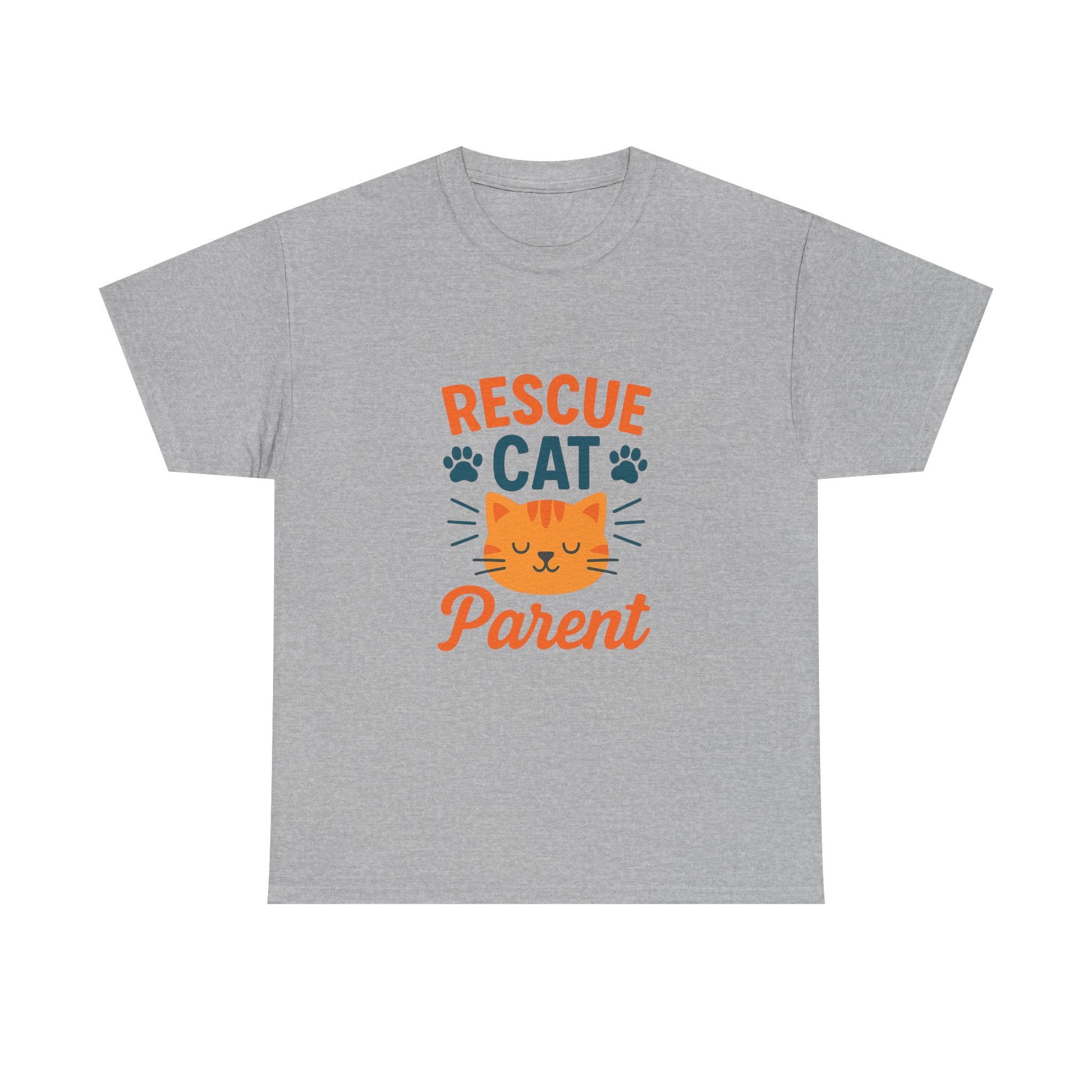Proud Rescue Cat Parent T-Shirt | Shelter Adoption Gift | Graphic Tee