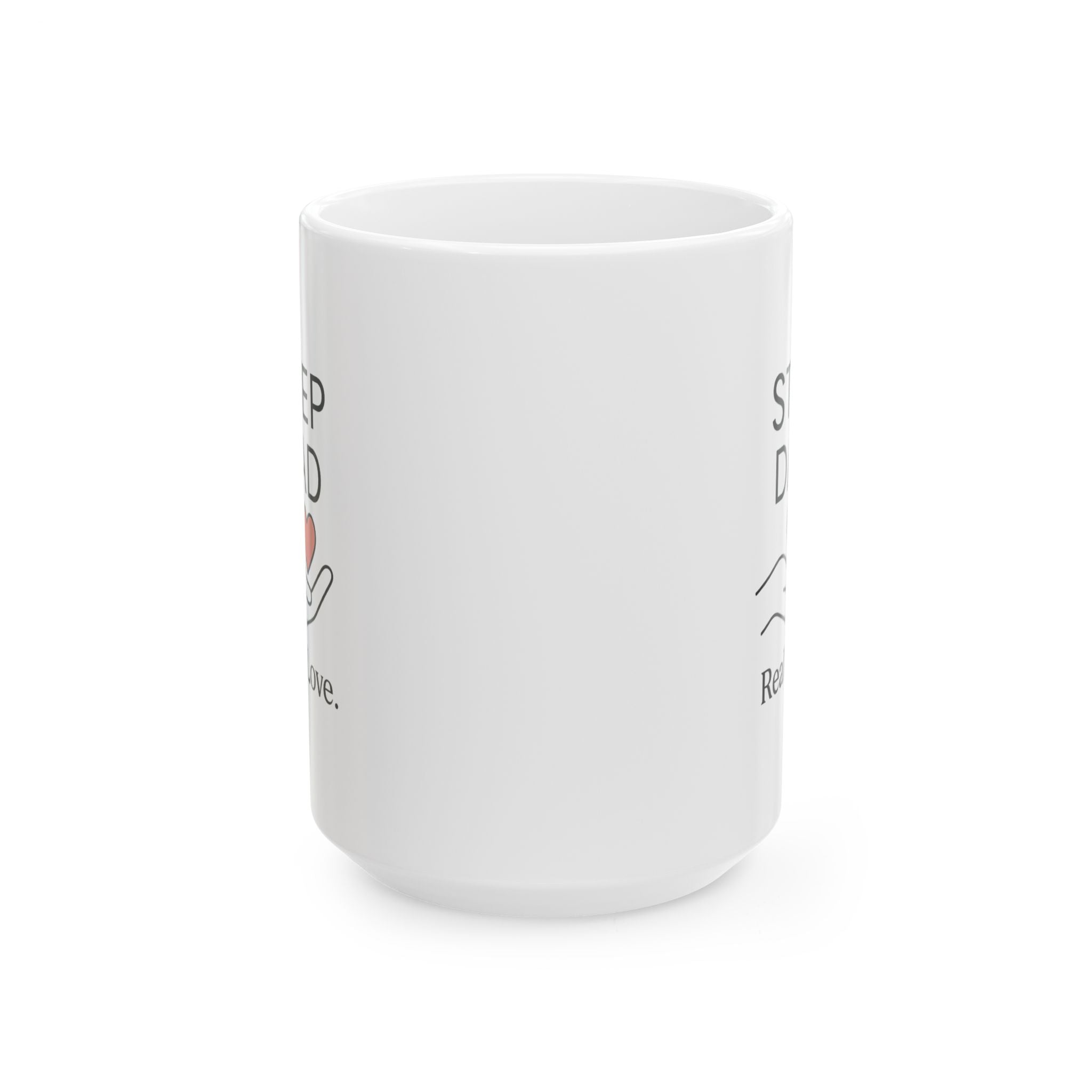Proud Stepdad No Bio Required Coffee Mug | Funny Stepdad Gift | Ceramic Mug